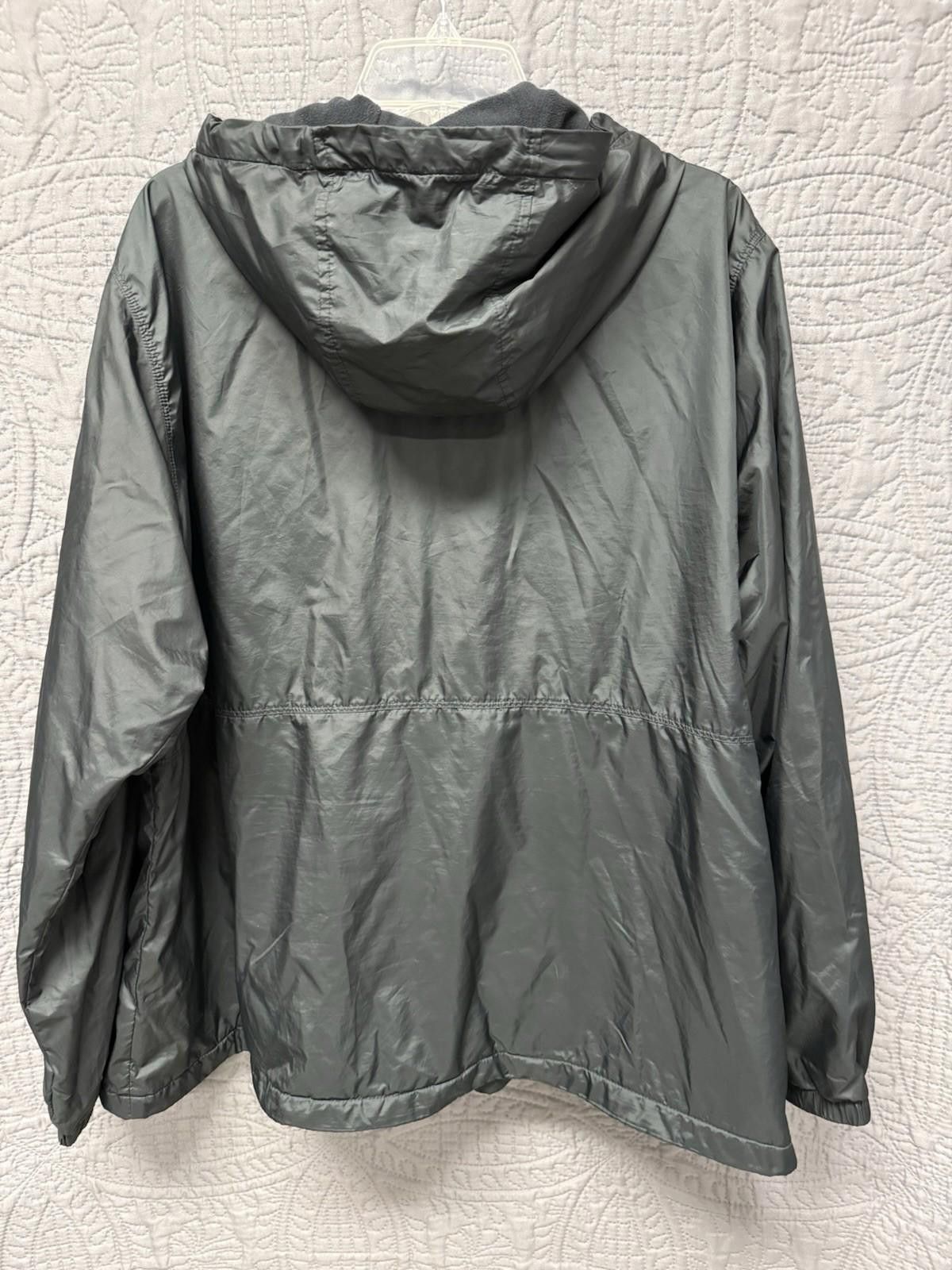 Columbia Columbia Hooded Windbreaker Rain Jacket Mens 2X Black Size US XXL / EU 58 / 5 - 2 Thumbnail