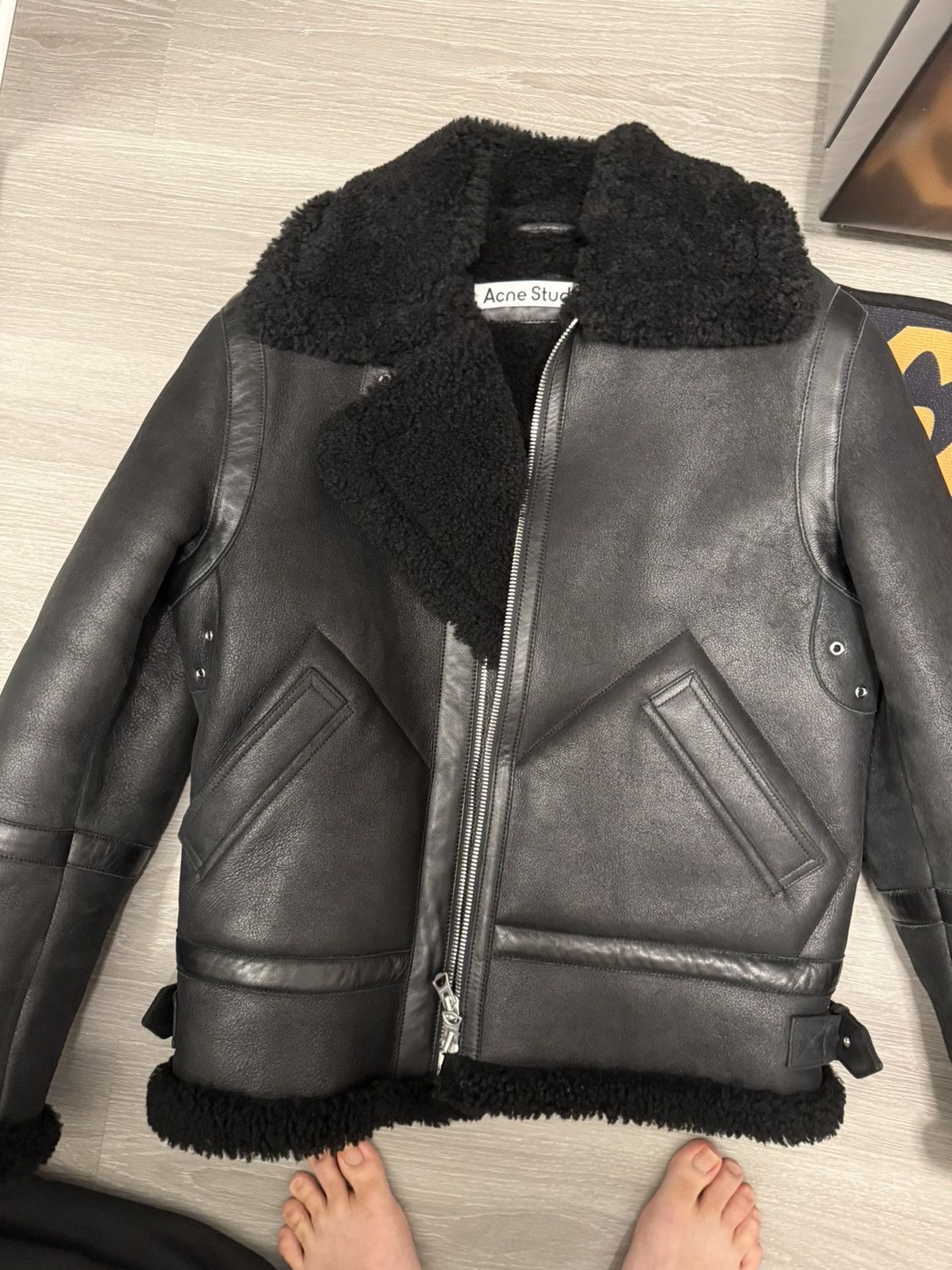 Acne Studios Acne Studio Ian Shearling Leather Jacket Size US S / EU 44-46 / 1 - 10 Thumbnail