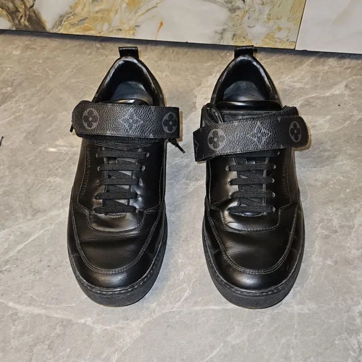 Louis Vuitton Louis Vuitton Black Fashion Sneakers for Men -2508 Size US 6.5 / EU 39-40 - 2 Thumbnail