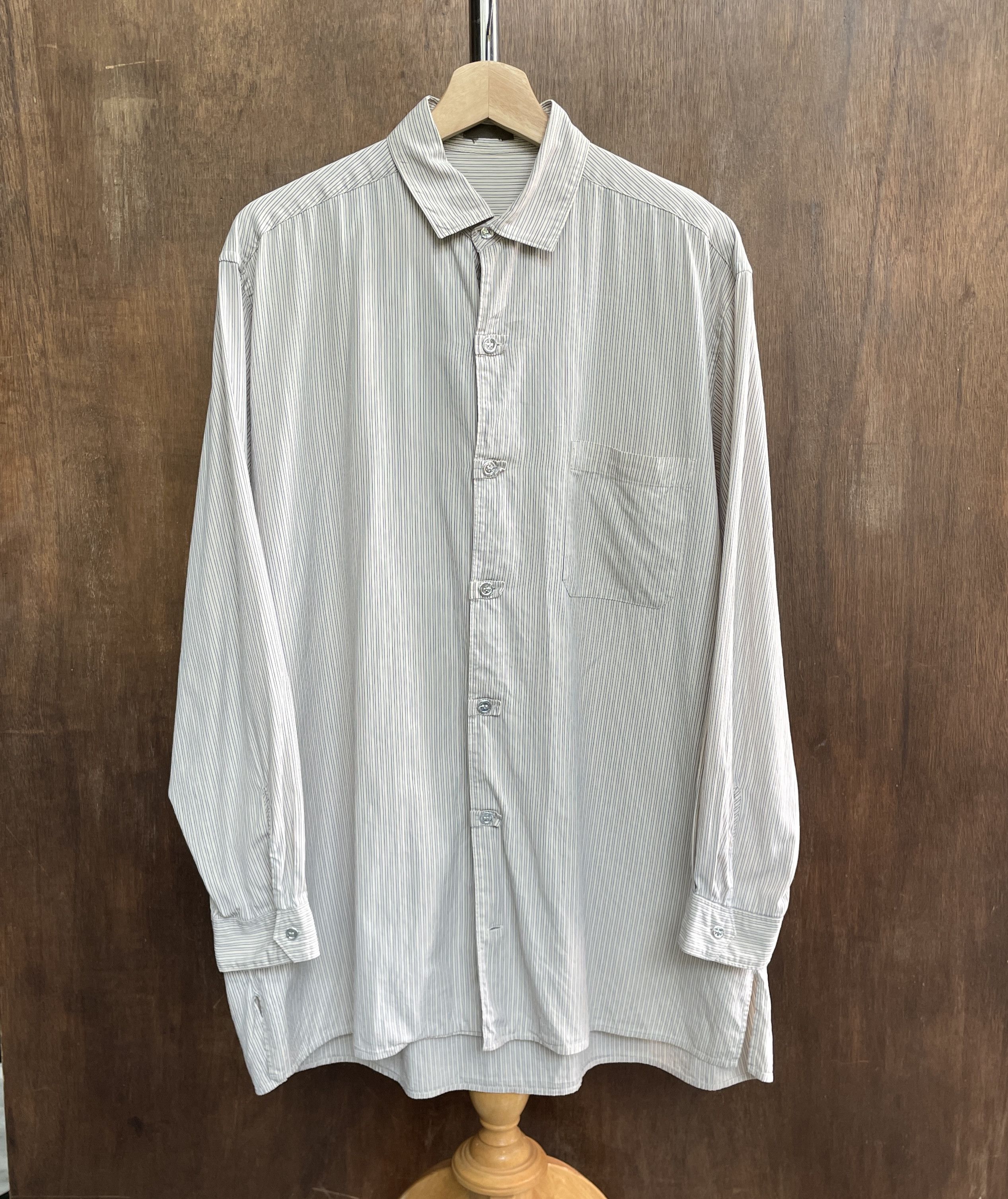 Y's for Men Y's for men Yohji Yamamoto Classic Stripped Shirt Size US L / EU 52-54 / 3 - 1 Thumbnail