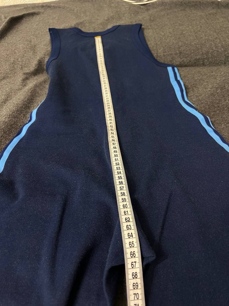 Adidas Vintage 70s Adidas Overall Suit Size 38 BlueZip Size US 38 / EU 54 - 11 Thumbnail