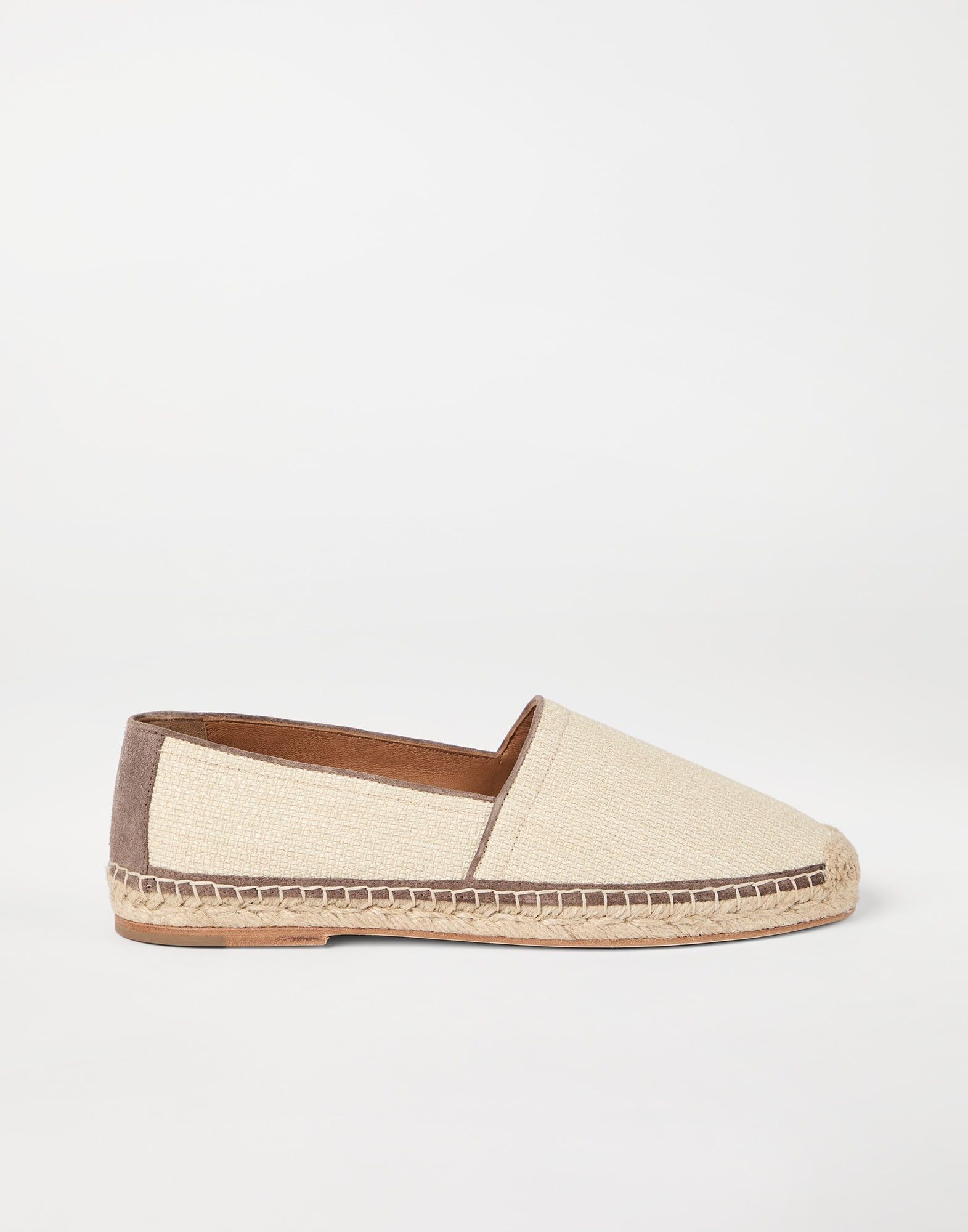 Brunello Cucinelli o1la1rc1a0326 Techno Raffia Espadrilles in Beige Size US 8 / EU 41 - 1 Thumbnail