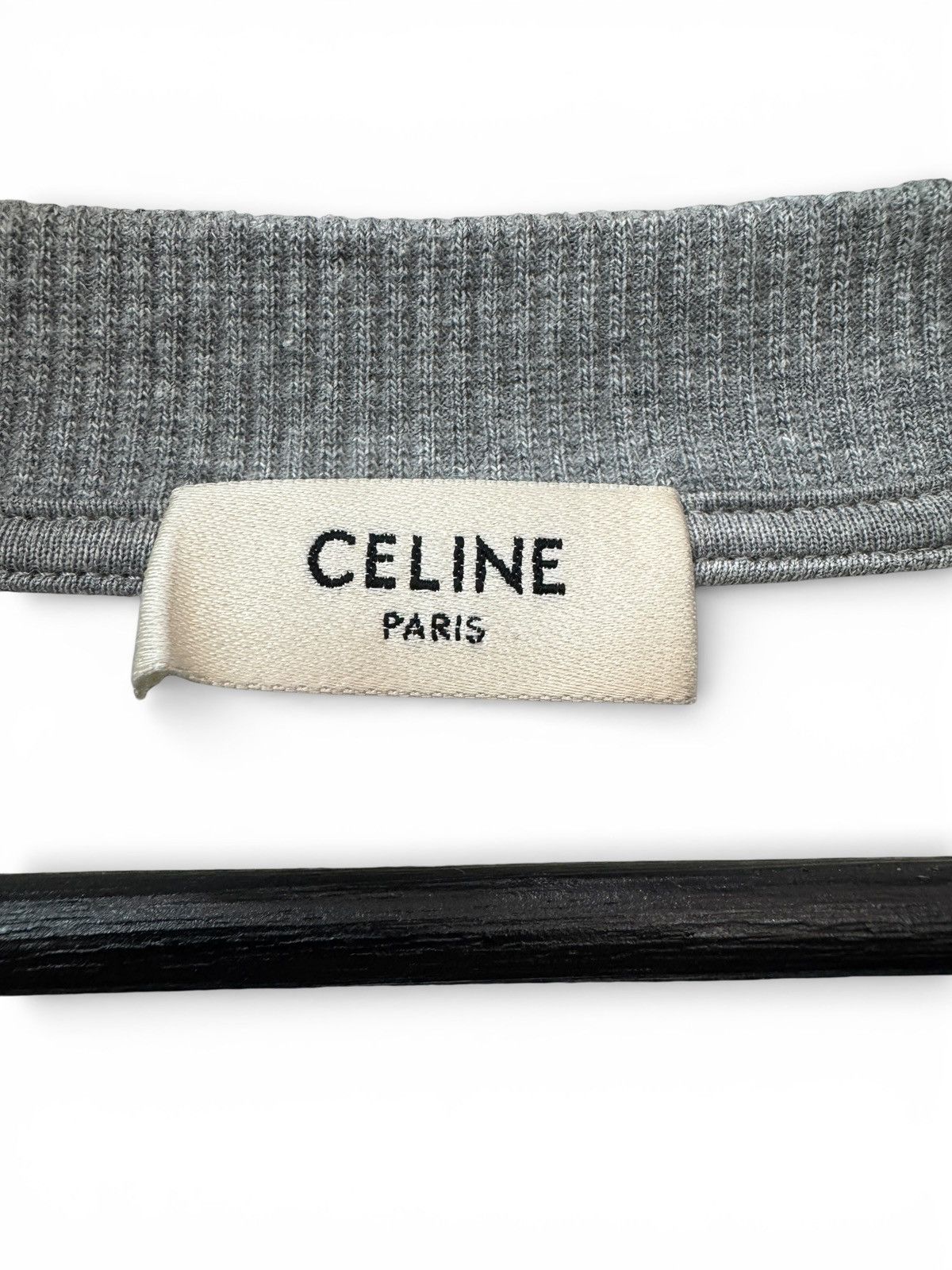 Celine Celine Gray Red Arc Logo Crewneck Size US XL / EU 56 / 4 - 3 Thumbnail
