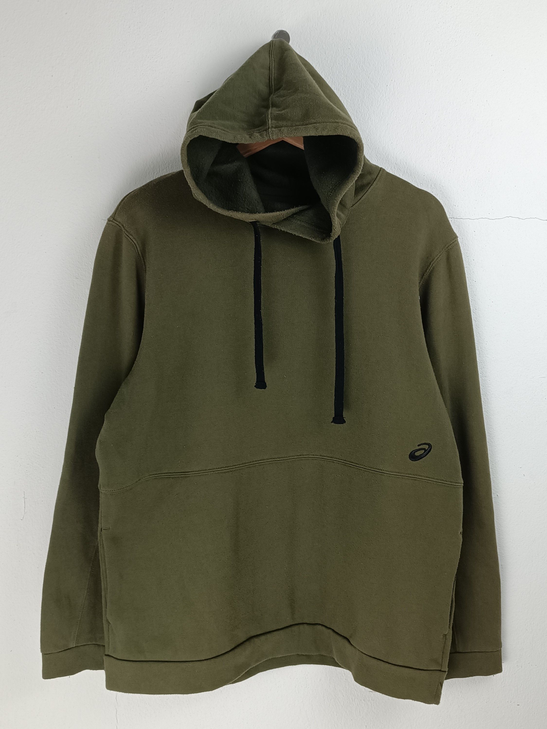 Asics VINTAGE ASICS HOODIES Y2K GORPCORE GOTH RARE Size US L / EU 52-54 / 3 - 3 Thumbnail