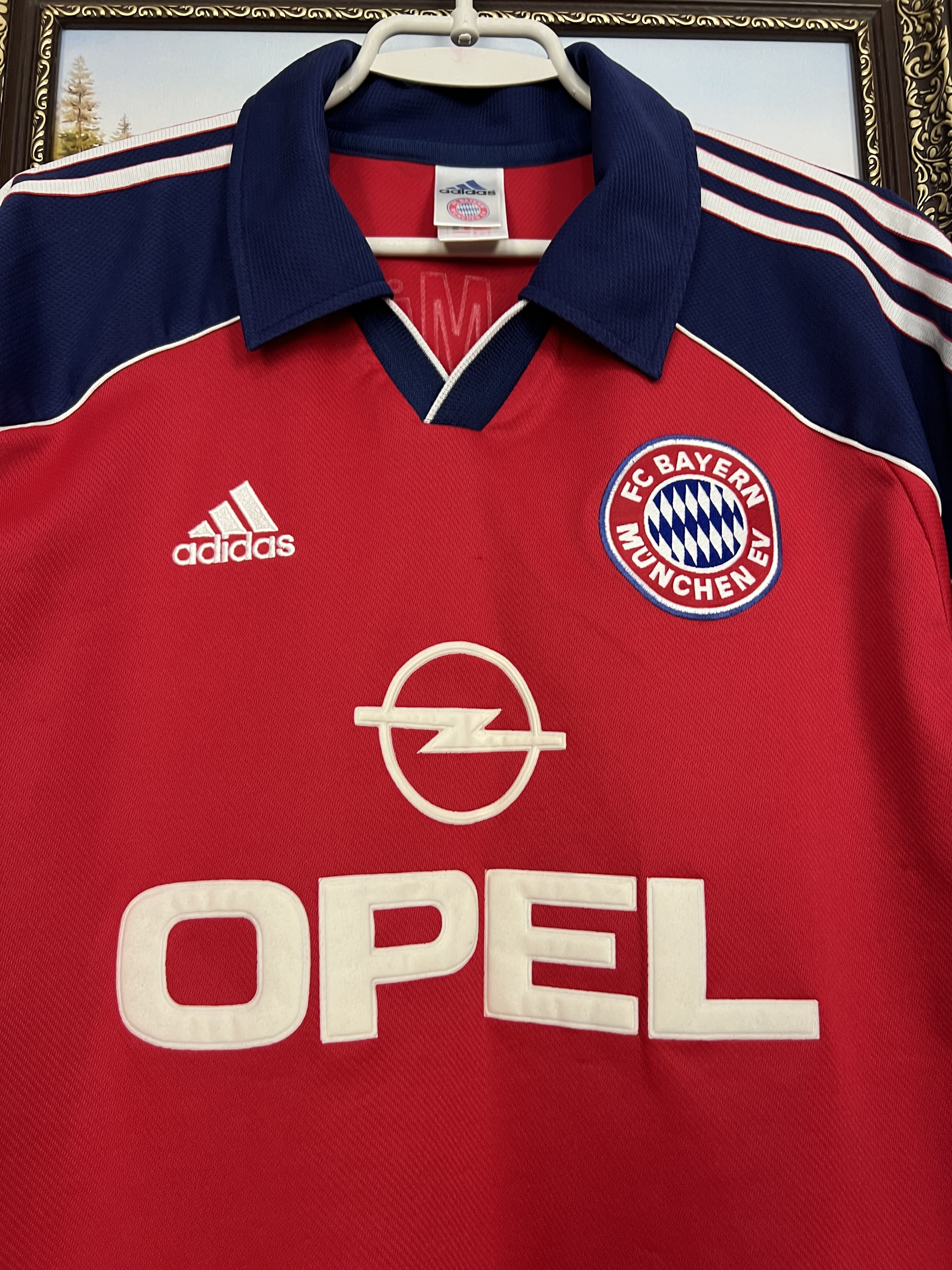Adidas Bayern Munich Home football shirt 1999 Soccer Adidas Size US L / EU 52-54 / 3 - 3 Thumbnail