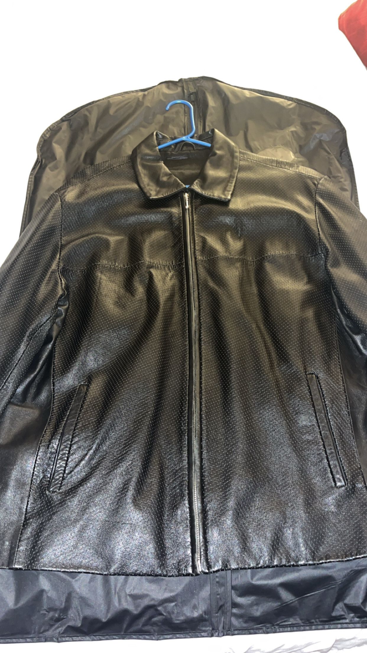 Other 1990s Bernini Beverly Hills Deadstock Leather Jacket Size US L / EU 52-54 / 3 - 1 Thumbnail