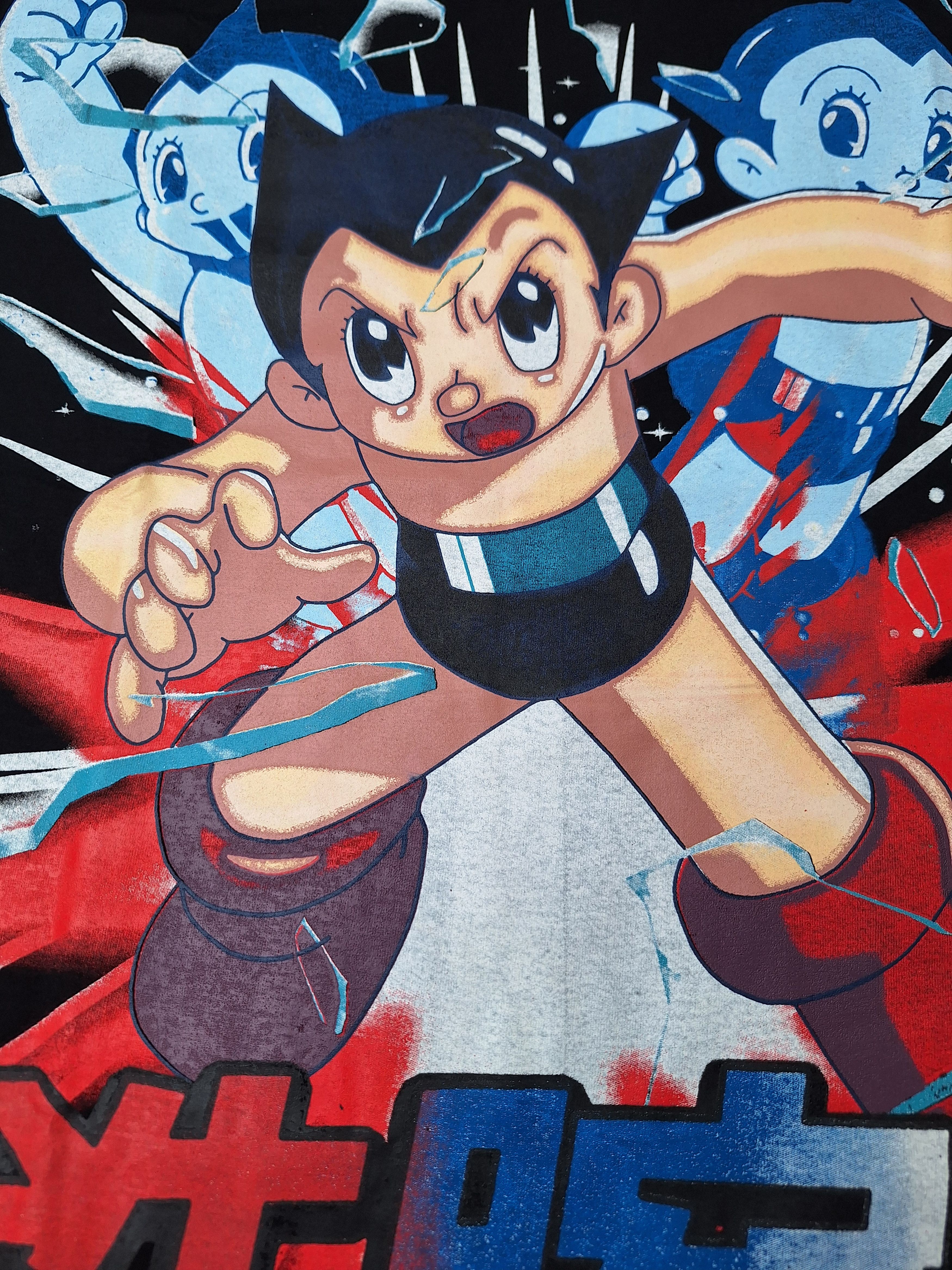 Japanese Brand 🔥RARE🔥 Astroboy tezuka mighty atom anime movie tee boot Size US L / EU 52-54 / 3 - 4 Thumbnail