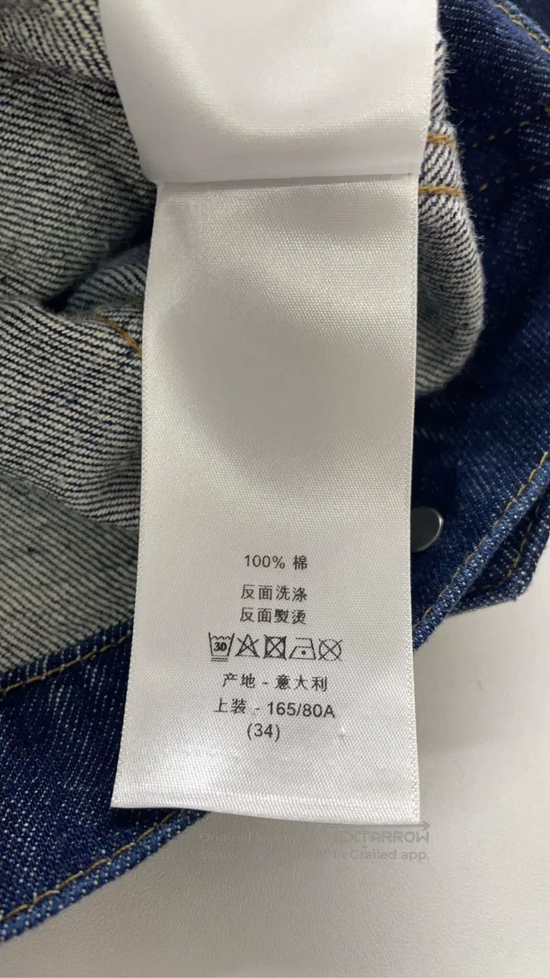 Dior Dior Blue bee embroidered single-breasted denim jacket Size XXS / US 00 / IT 34 - 5 Thumbnail