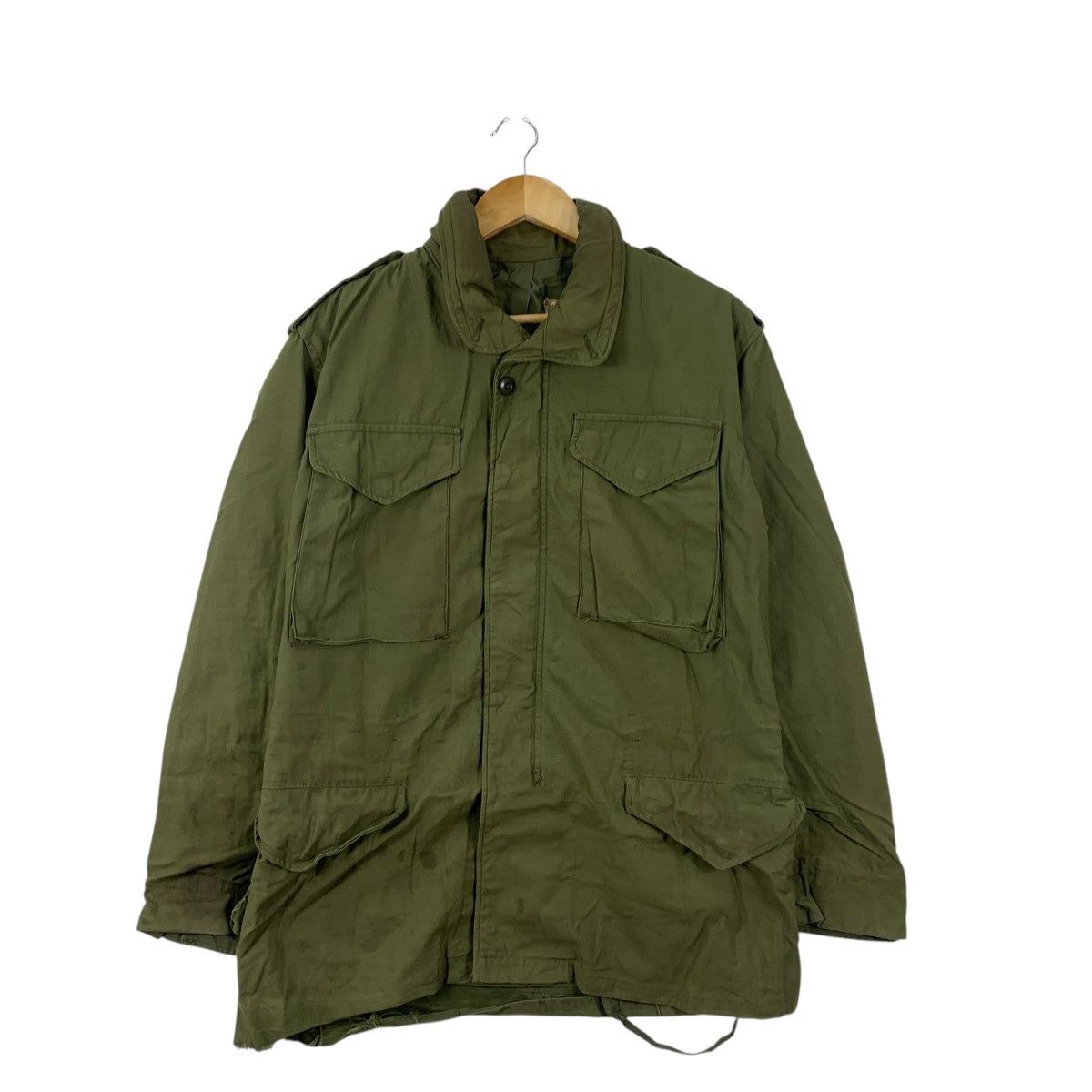 Alpha Industries Vintage ALPHA INDUSTRIES M-65 Field Military Jacket Parka Size US S / EU 44-46 / 1 - 4 Thumbnail