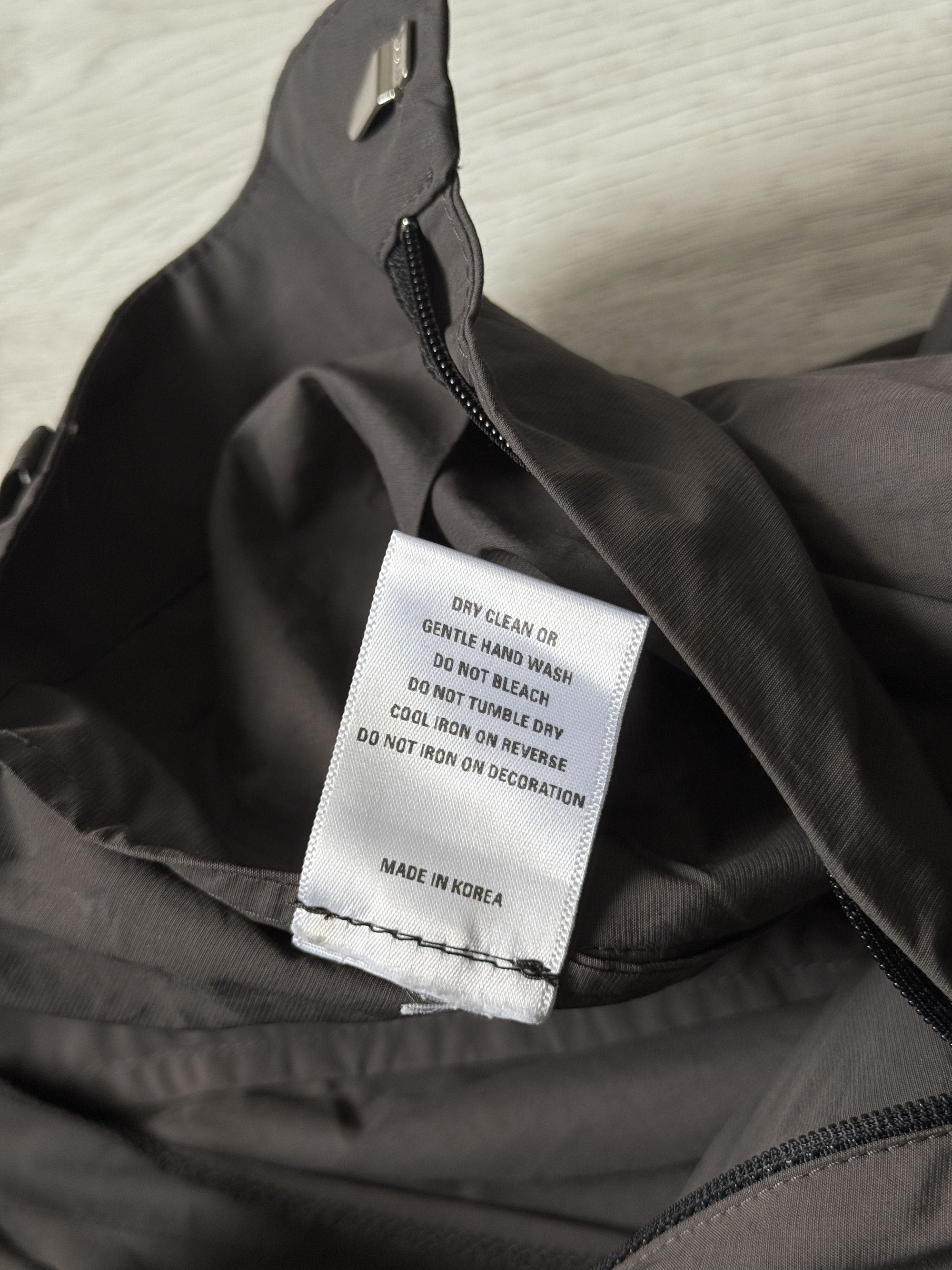 Hyein Seo Chained Wide Nylon Lightweight Pants Slate Grey Size 2 W28 Size US 28 / EU 44 - 8 Thumbnail