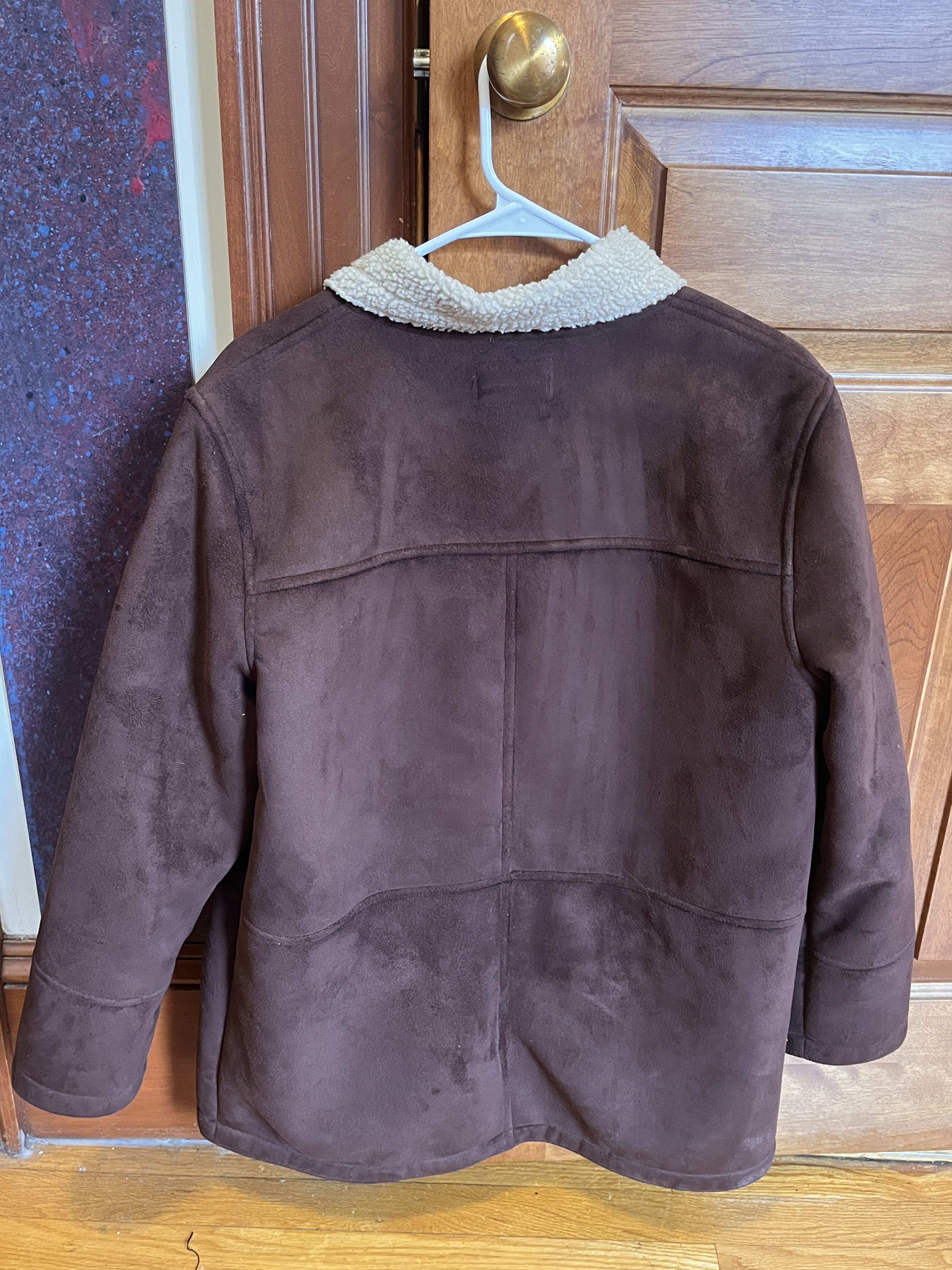 Lauren Ralph Lauren Lauren Ralph Lauren Dry Goods Suede/Sherpa Coat Size M / US 6-8 / IT 42-44 - 5 Thumbnail