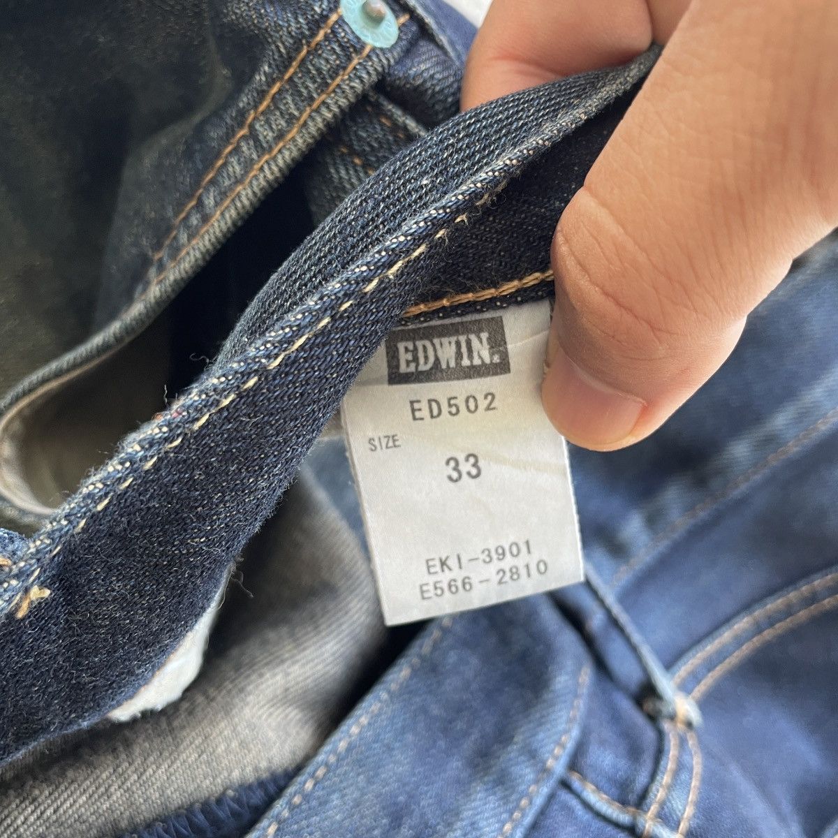 Edwin Vintage Edwin 502 Made In Japan Rusty Jeans Distressed Pants Size US 34 / EU 50 - 7 Thumbnail