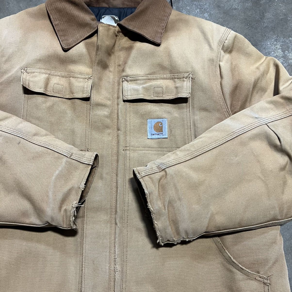 Vintage 90s Carhartt Arctic Jacket Chore Barn Coat Corduroy main image 8