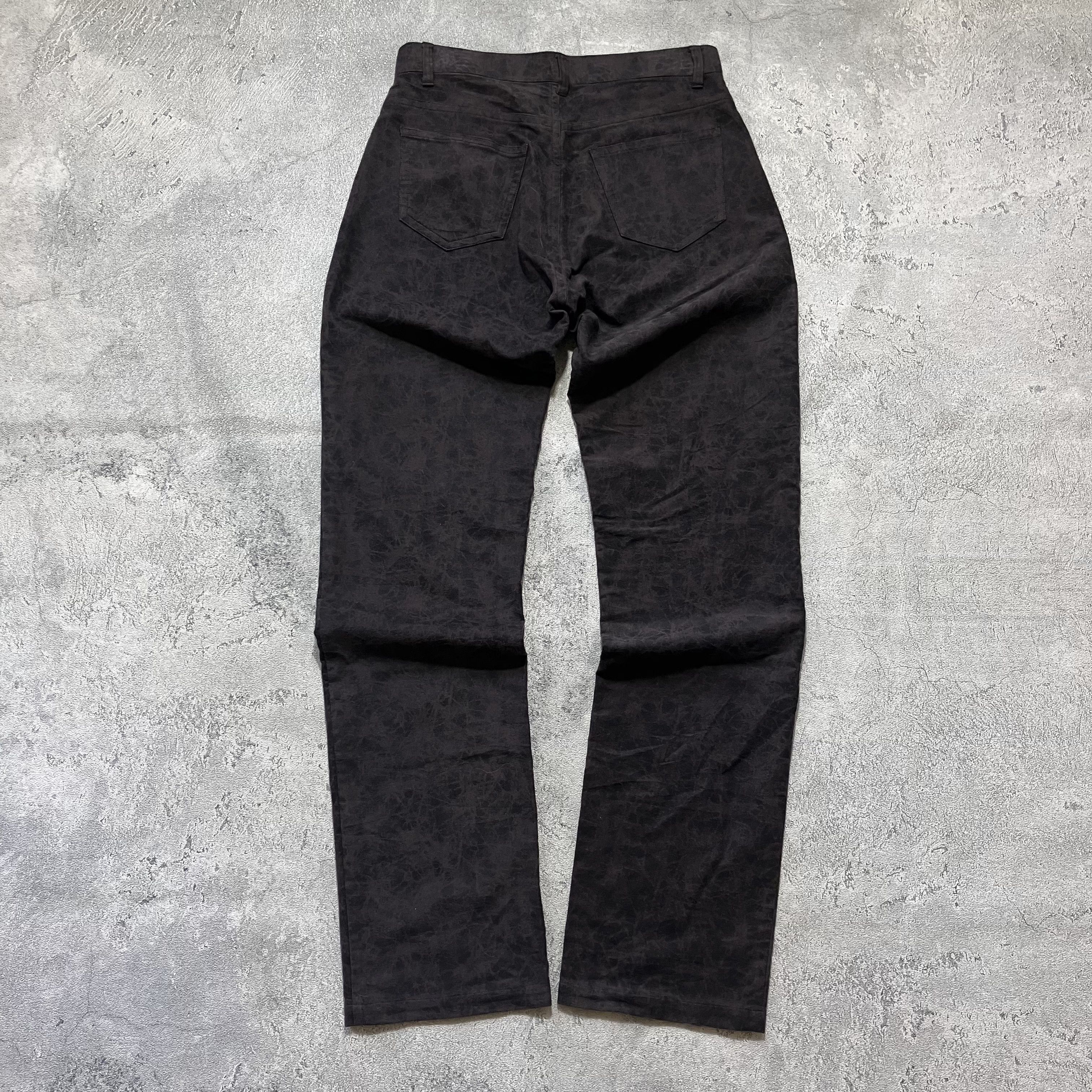 If Six Was Nine Parashuto cracking effect leather look a like pants Size US 31 - 7 Thumbnail