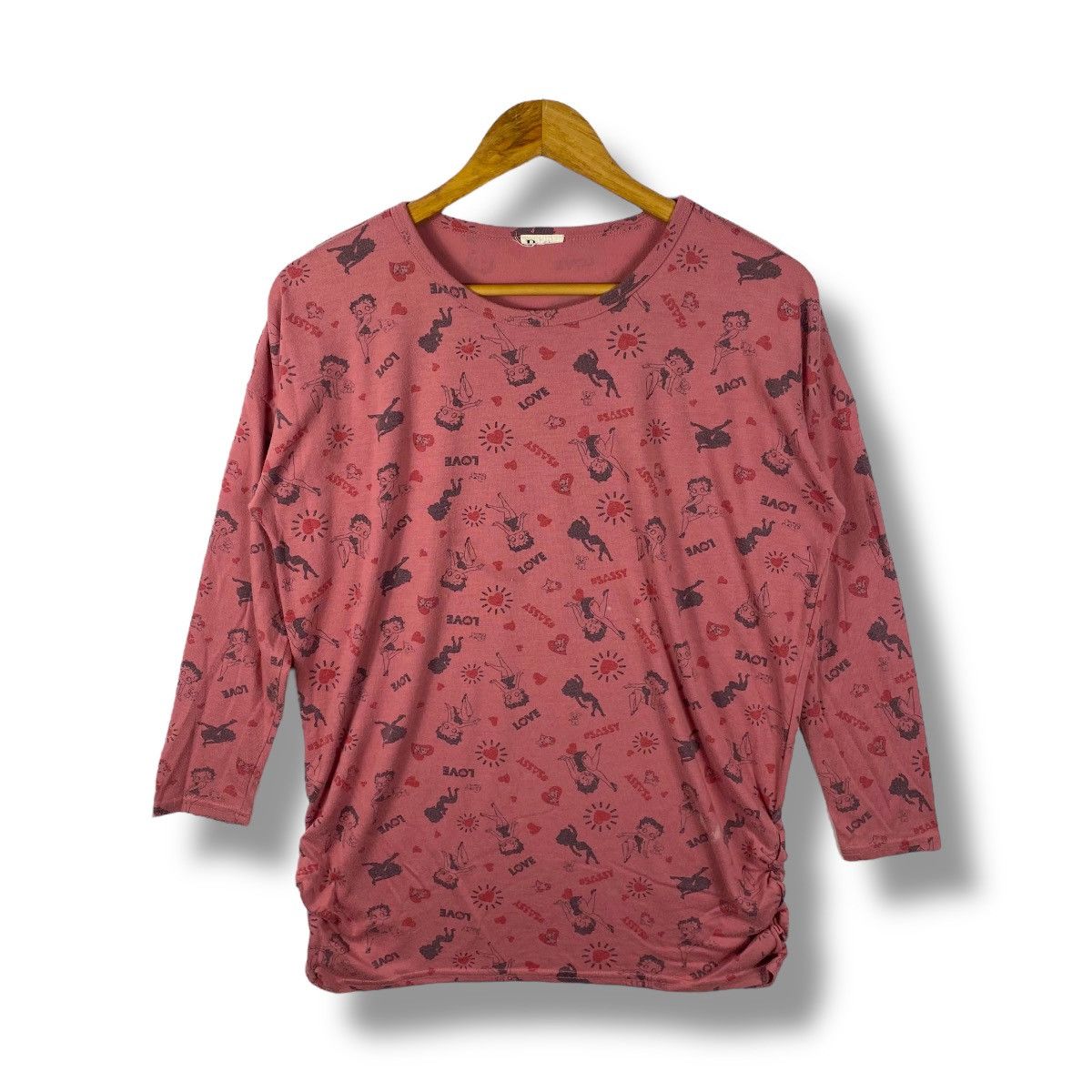Cartoon Network Classic Cartoon BETTY BOOP Full Printed Women Longsleeve Size M / US 6-8 / IT 42-44 - 1 Thumbnail