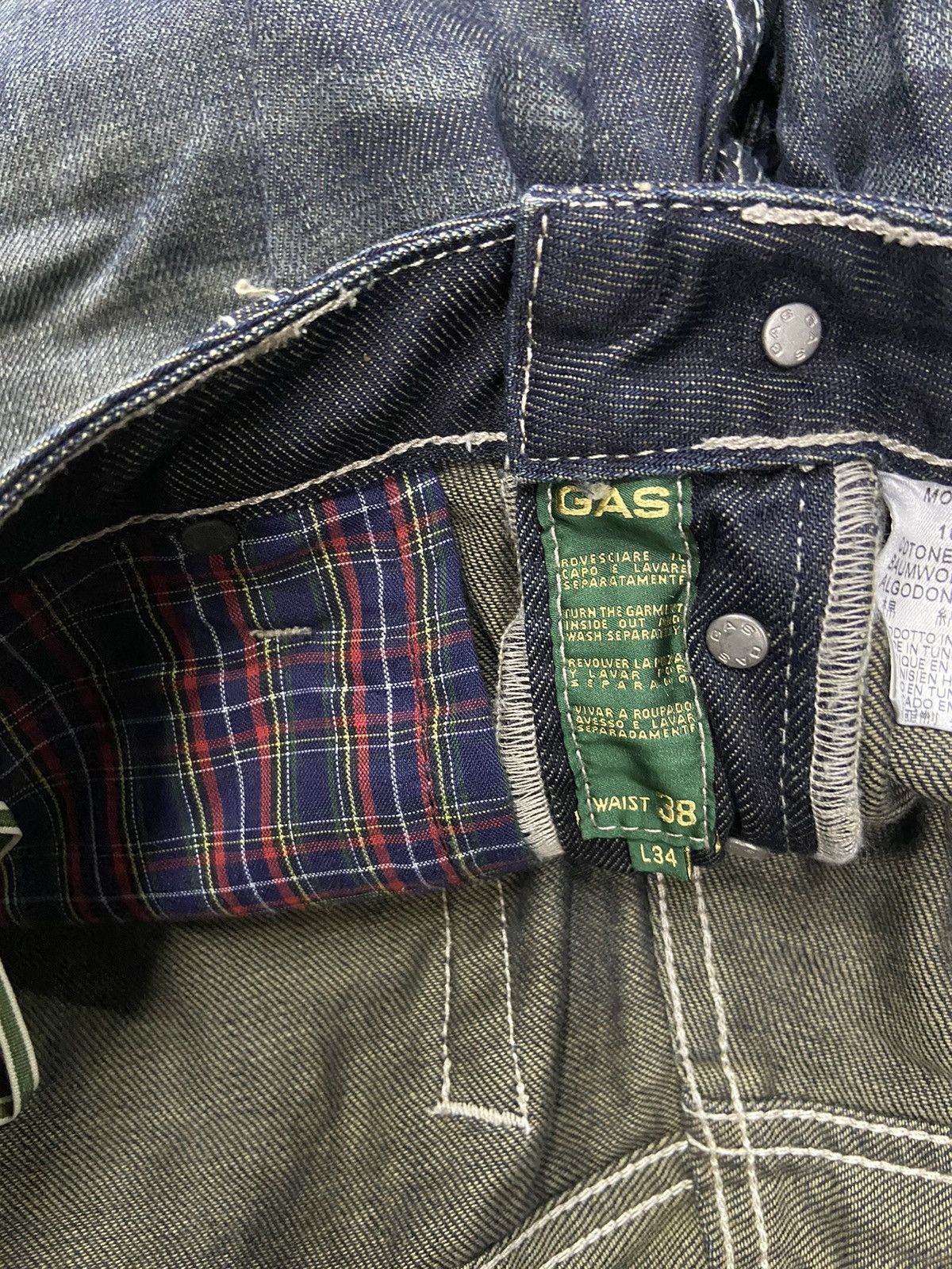 GAS Gas jeans Distressed beauty beast jeans Size US 38 / EU 54 - 16 Thumbnail
