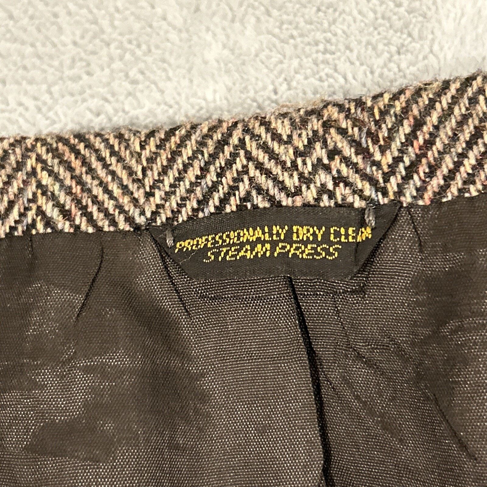 Levi's 80s USA Levis Western Blazer Coat Large Herringbone Size 36R - 2 Thumbnail