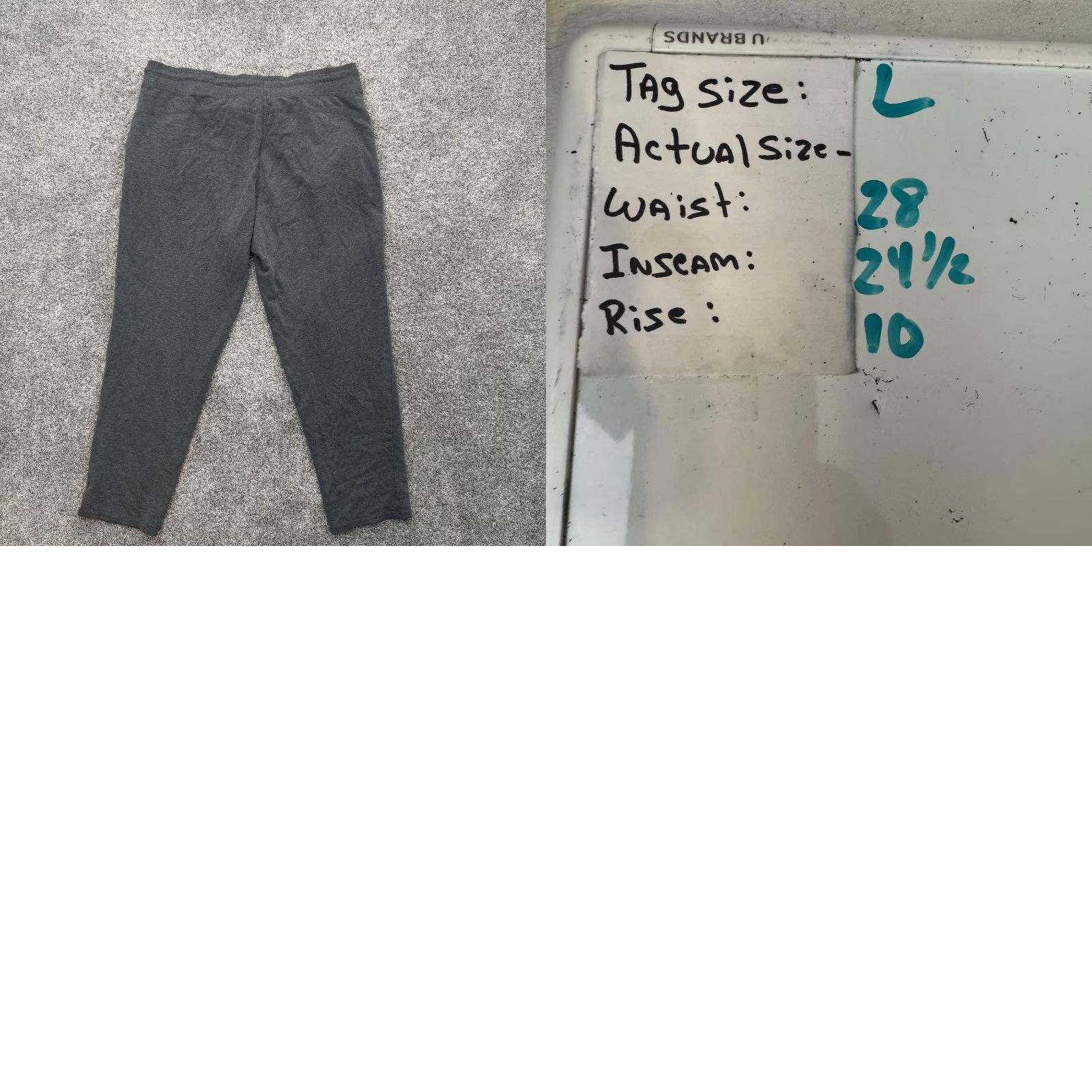 Champion Champion Pants Mens Large Gray Jogger Lounge Drawstring Pockets 28in 24.5in Regular 60/40 Cotton-Polyester Sweatpants Gentlewear Mens Size US 33 - 9 Thumbnail