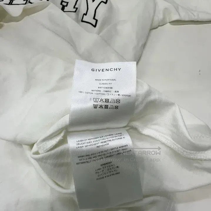 Givenchy Givenchy SS22 Letter Embroidery Short-Sleeve T-Shirt. Size US M / EU 48-50 / 2 - 5 Thumbnail
