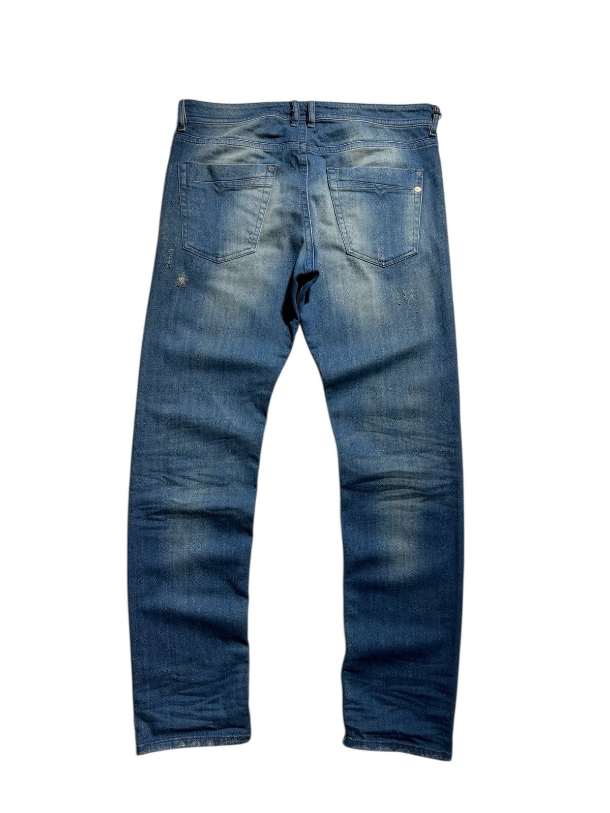 Diesel Vintage Diesel Jeans Distressed Akee Washed Denim Y2K Size US 36 / EU 52 - 6 Thumbnail