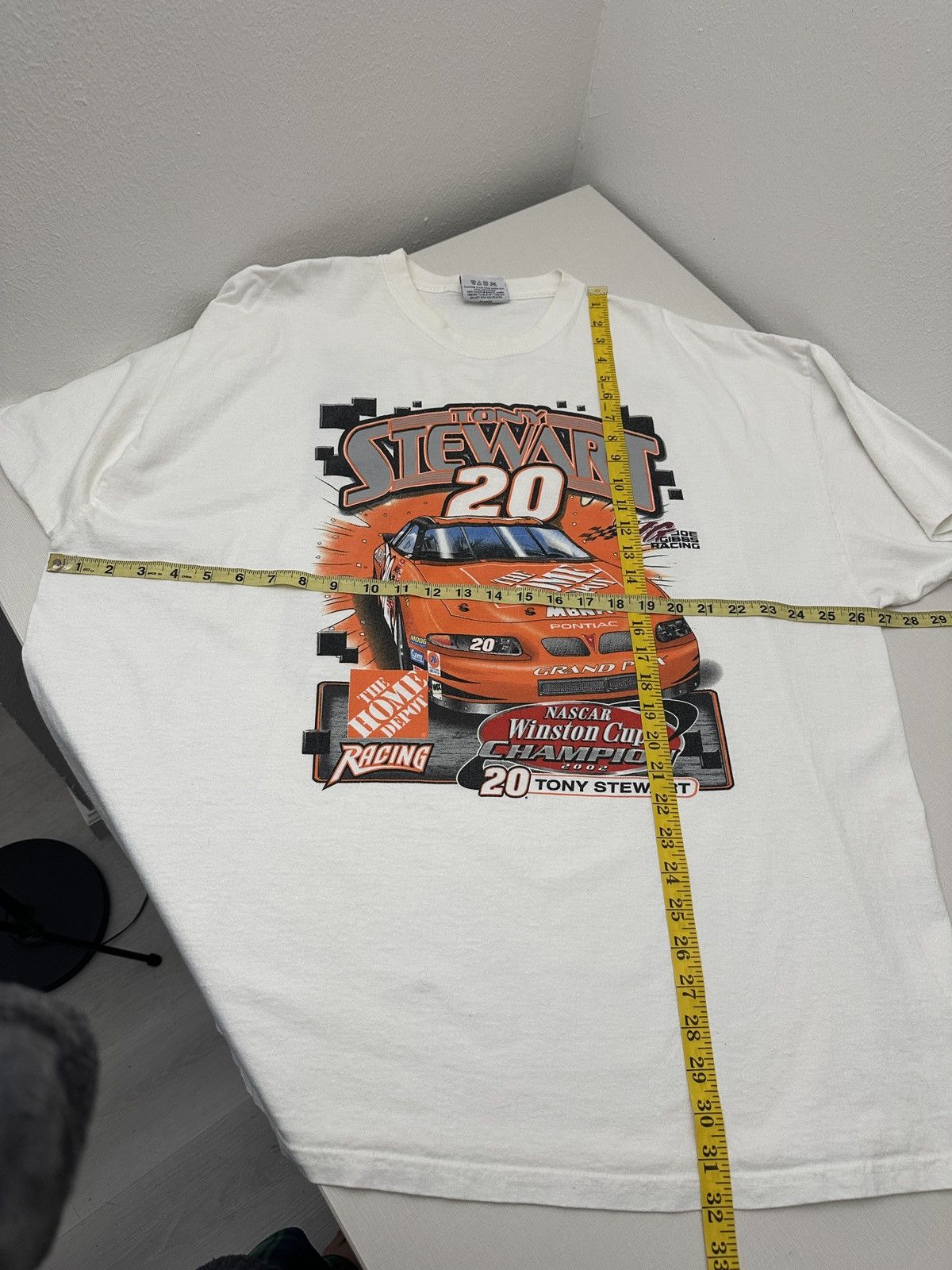 NASCAR Vintage 2002 Tony Stewart NASCAR TShirt Chase Authentics 2XL Size US XXL / EU 58 / 5 - 4 Thumbnail