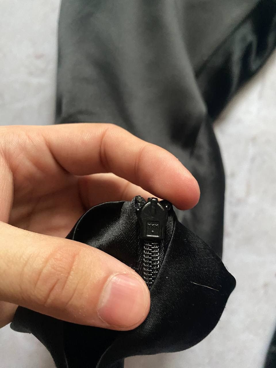 Balmain Rare Balmain x H&M Black Draped Satin Trousers Pants Luxury Size 28" / US 6 / IT 42 - 11 Thumbnail