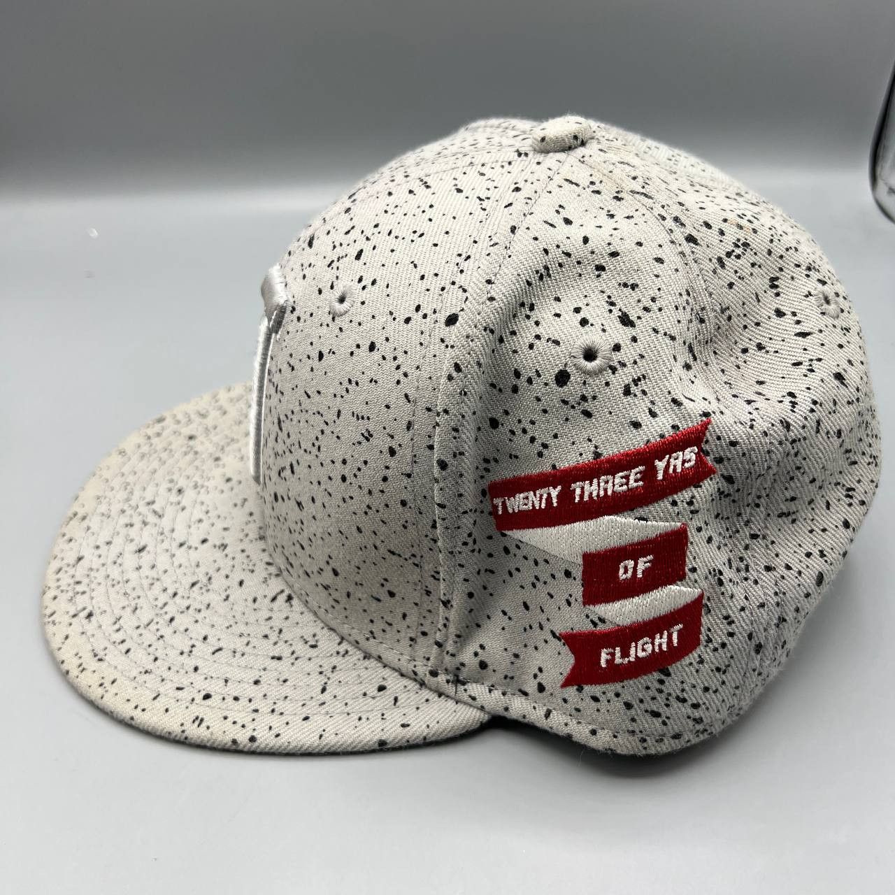 Jordan Brand Air Jordan Flight Hat Men Speckled Print Snap Back Cap Size ONE SIZE - 3 Thumbnail