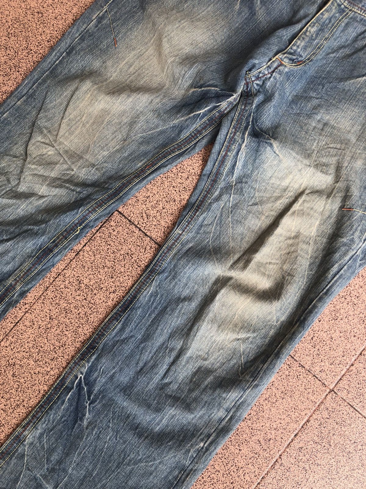 Japanese Brand Diamond Honey Fading Jeans Size US 36 / EU 52 - 7 Thumbnail