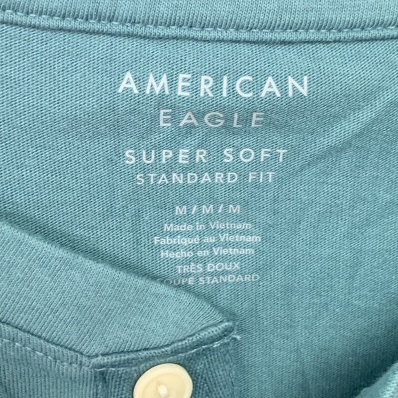 American Eagle Outfitters 2 New American Eagle Mens Medium Soft Henley Tee Shirts Size US M / EU 48-50 / 2 - 4 Thumbnail