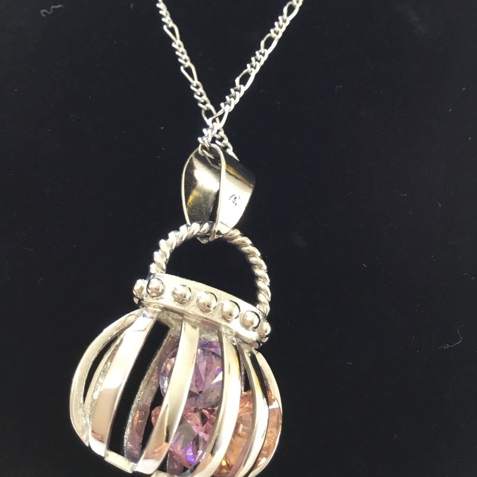 Other Adorable Purse with Crystals Necklace Size ONE SIZE - 3 Thumbnail