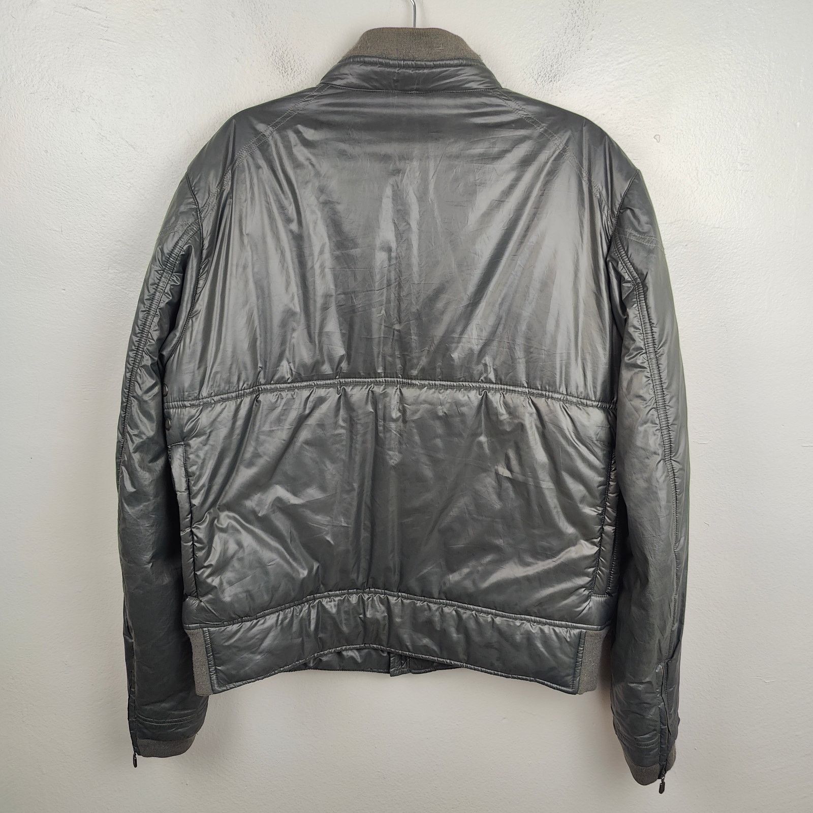 Belstaff Belstaff Puffer Jacket XL Soft Black Full Zip Moto Pockets Size US XL / EU 56 / 4 - 8 Thumbnail