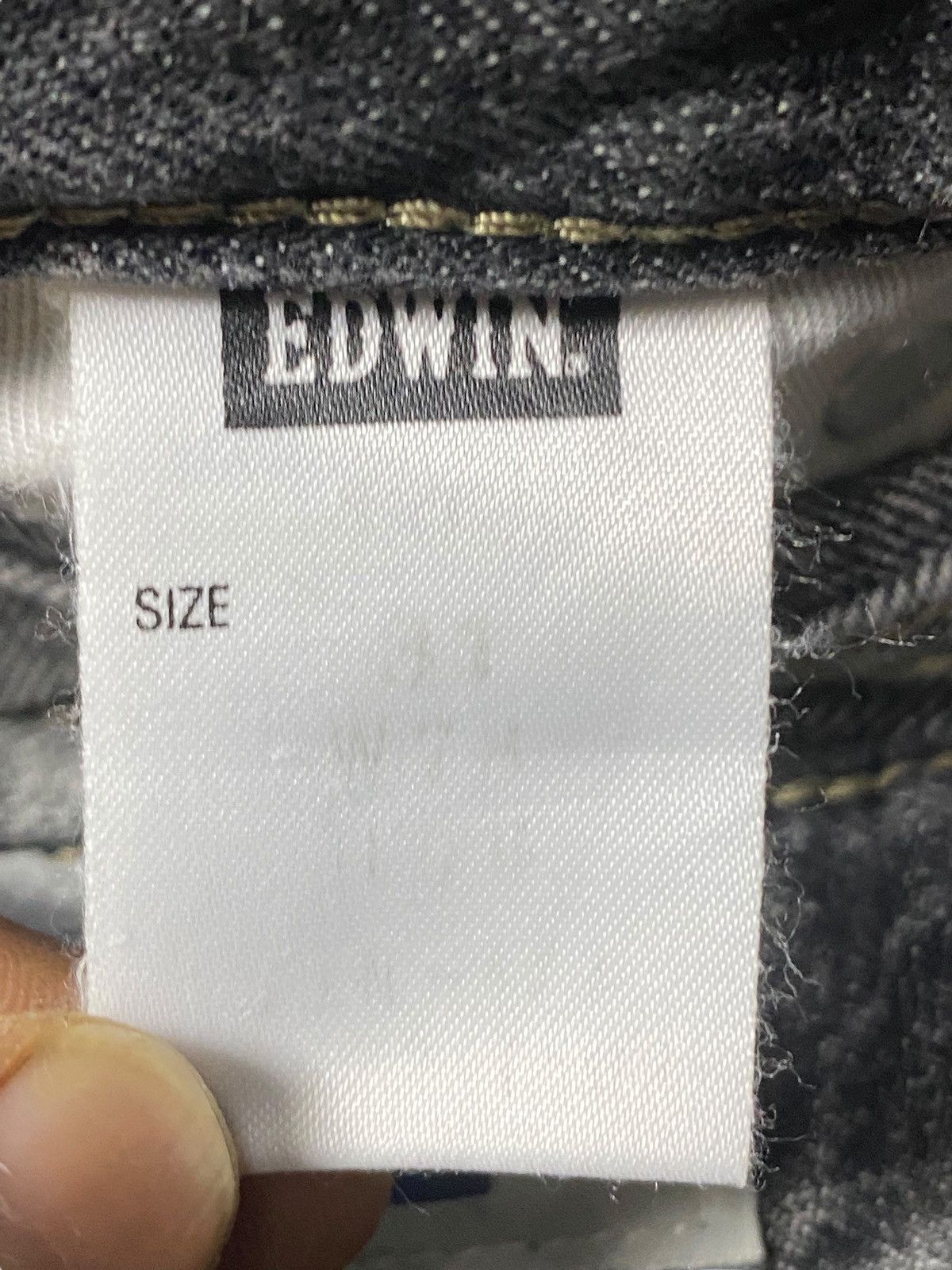 Edwin Vintage Edwin International Basic Denim Distressed Jeans Size US 30 / EU 46 - 13 Thumbnail