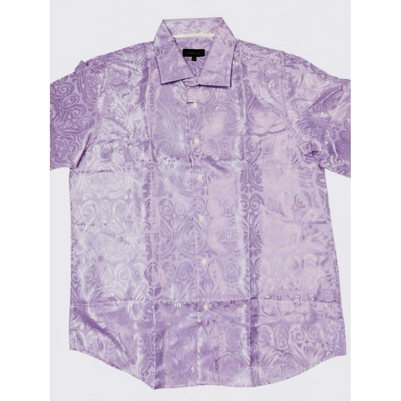 Other NWT New DiBanGu Silk Blend Paisley Long Sleeve Lavender Shi Size US L / EU 52-54 / 3 - 4 Thumbnail