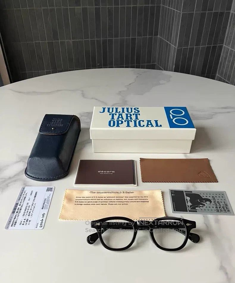 Julius Julius Black Glasses Size ONE SIZE - 1 Thumbnail