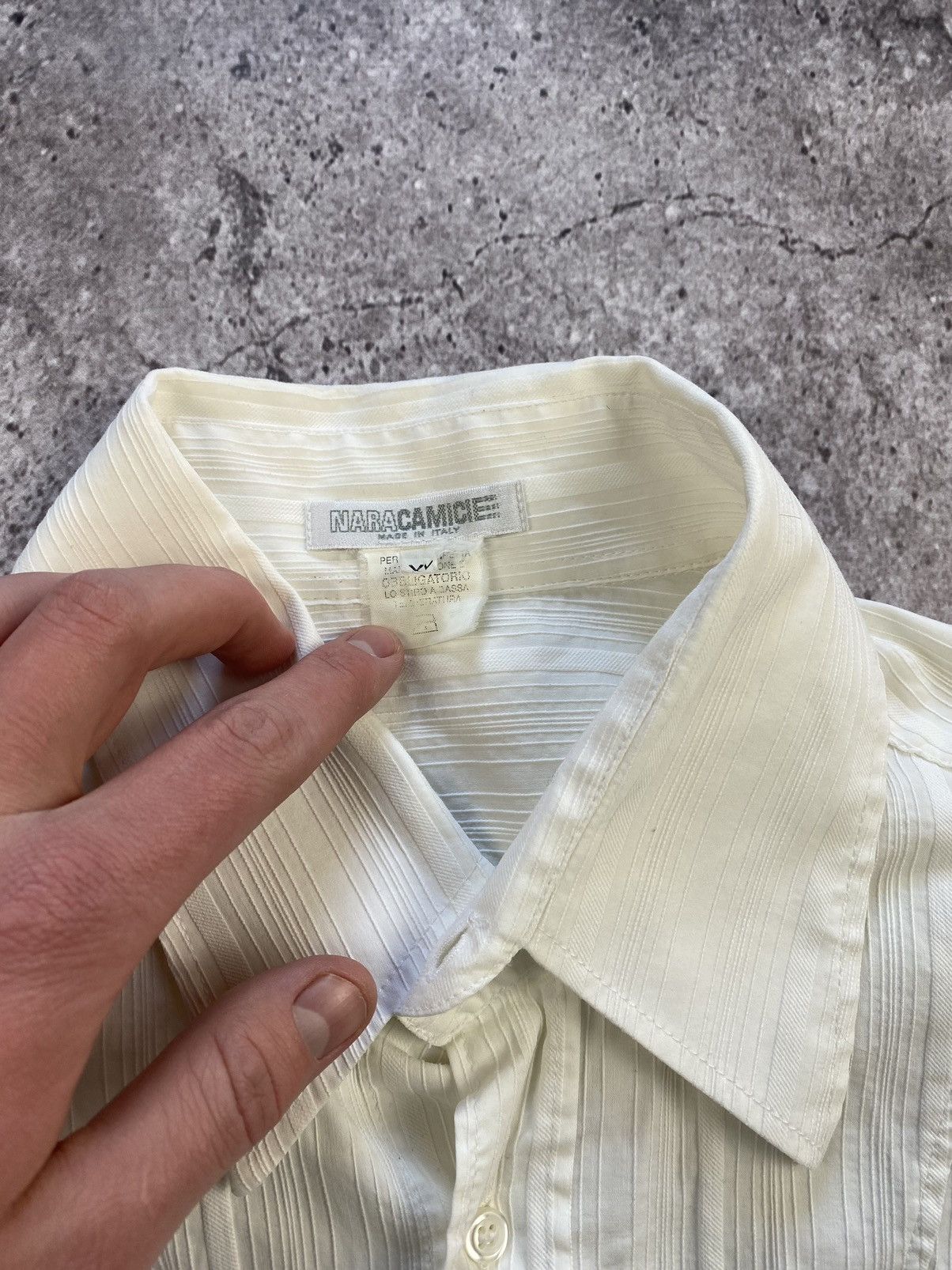 Designer × Japanese Brand × Vintage Made In Italy Nara Chamiche Silk Shirt Medium Abstract Size US L / EU 52-54 / 3 - 4 Thumbnail