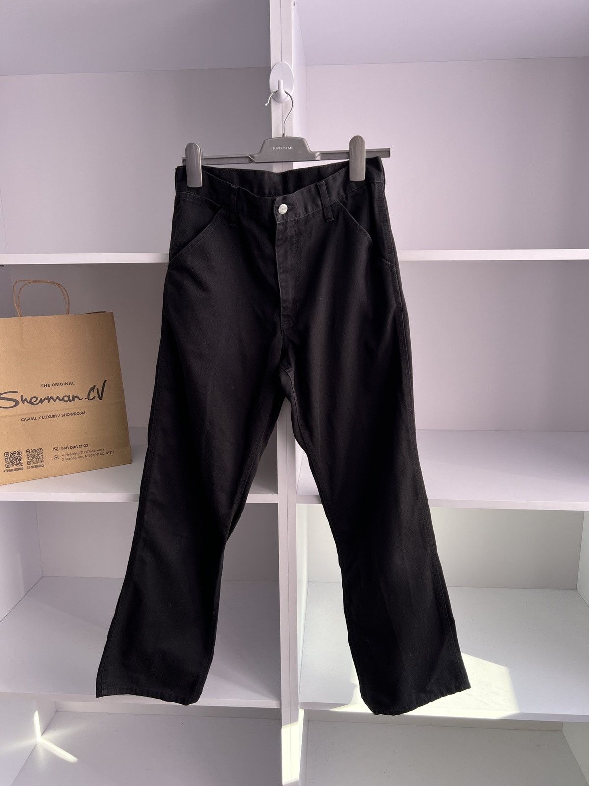 Carhartt × Vintage Vintage Carhartt Black Street wear pants Size US 28 / EU 44 - 4 Thumbnail