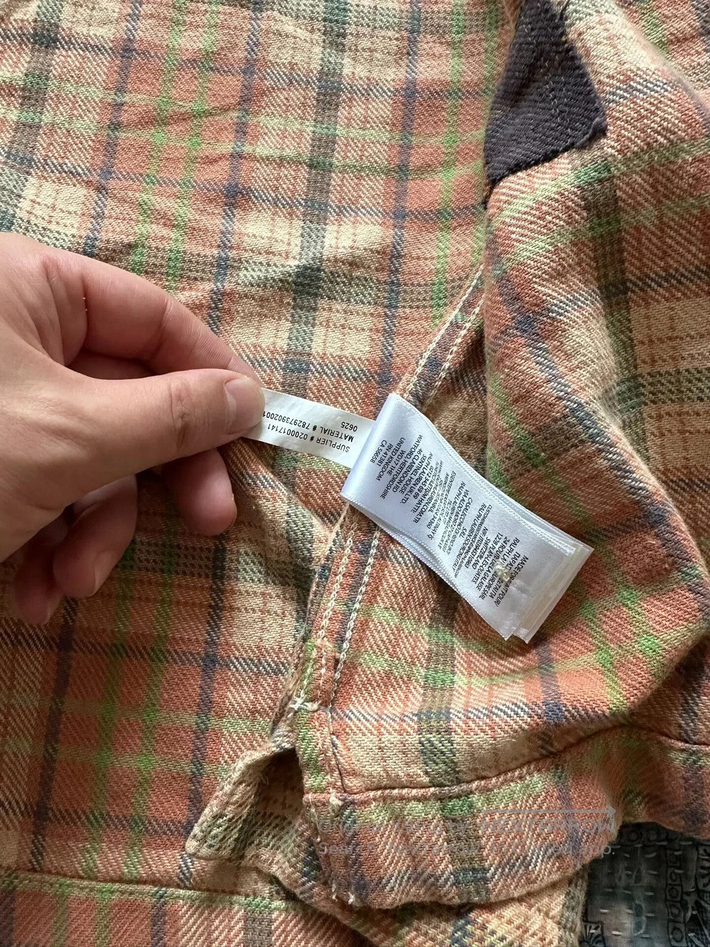 RRL Ralph Lauren RRL Vintage Patchwork Plaid Shirt. Size US XXL / EU 58 / 5 - 5 Thumbnail