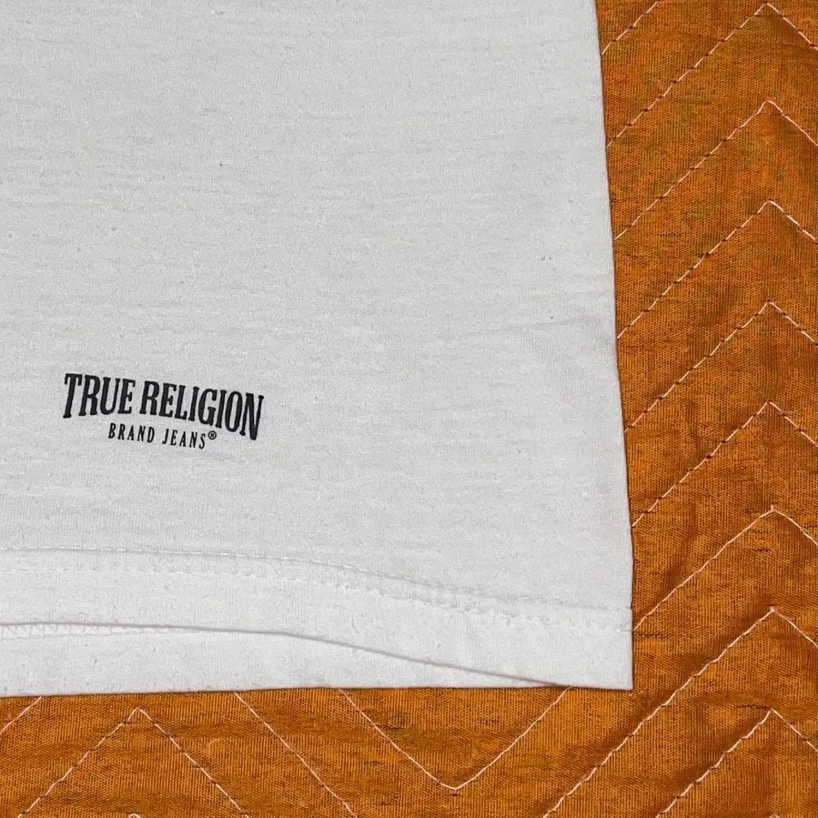 True Religion True Religion White T-Shirt Size US M / EU 48-50 / 2 - 4 Thumbnail