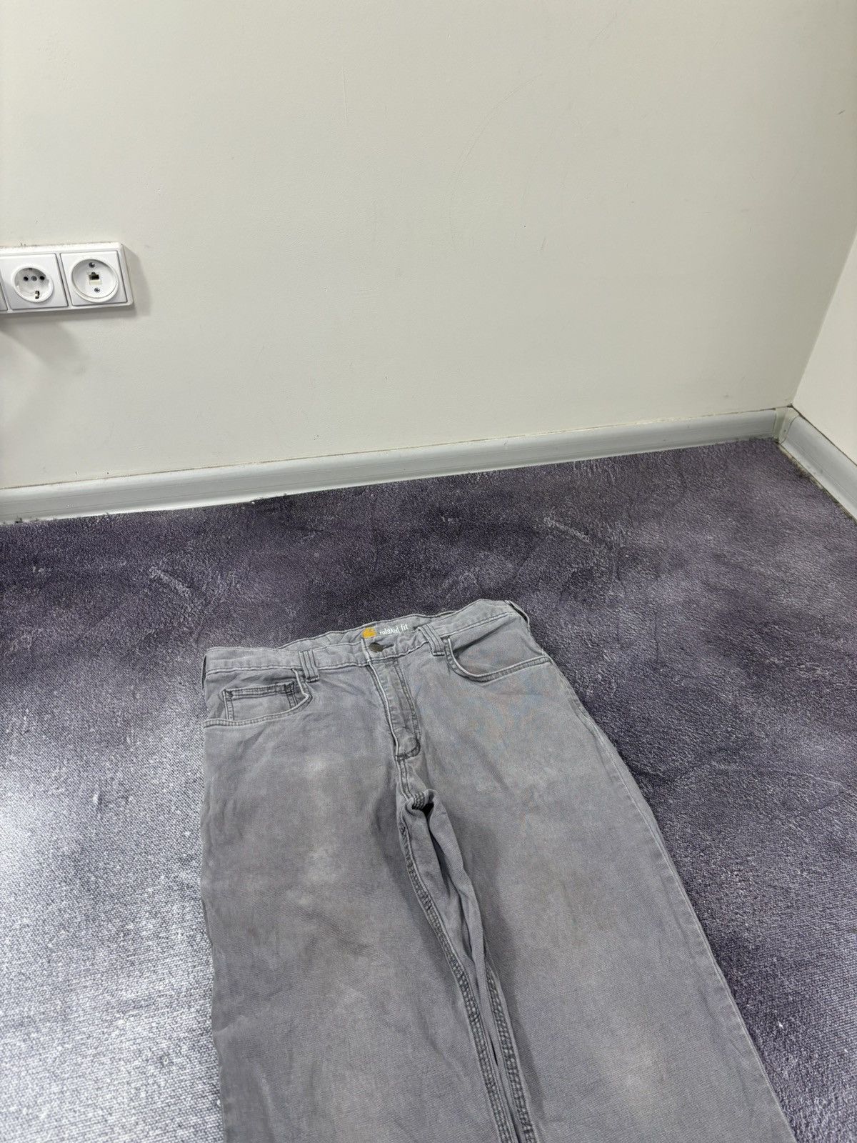 Carhartt Vintage Carhartt Y2K Relaxed Fit Gray Work Carpenter Pants Size US 34 / EU 50 - 11 Thumbnail