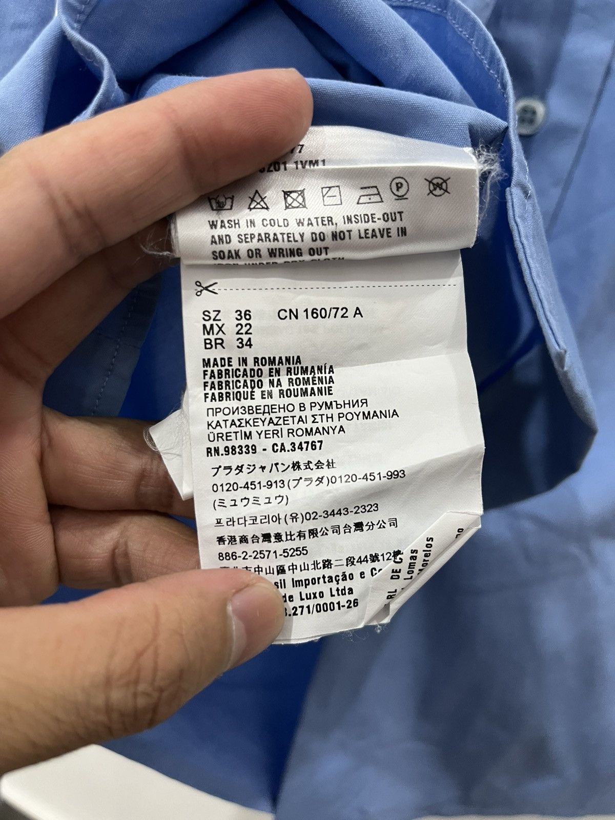 Prada Prada office shirt Size S / US 4 / IT 40 - 5 Thumbnail
