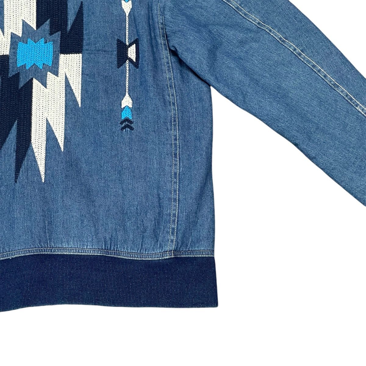 Native Vintage Local Motion Denim Bomber Native Style Jacket Size US M / EU 48-50 / 2 - 14 Thumbnail