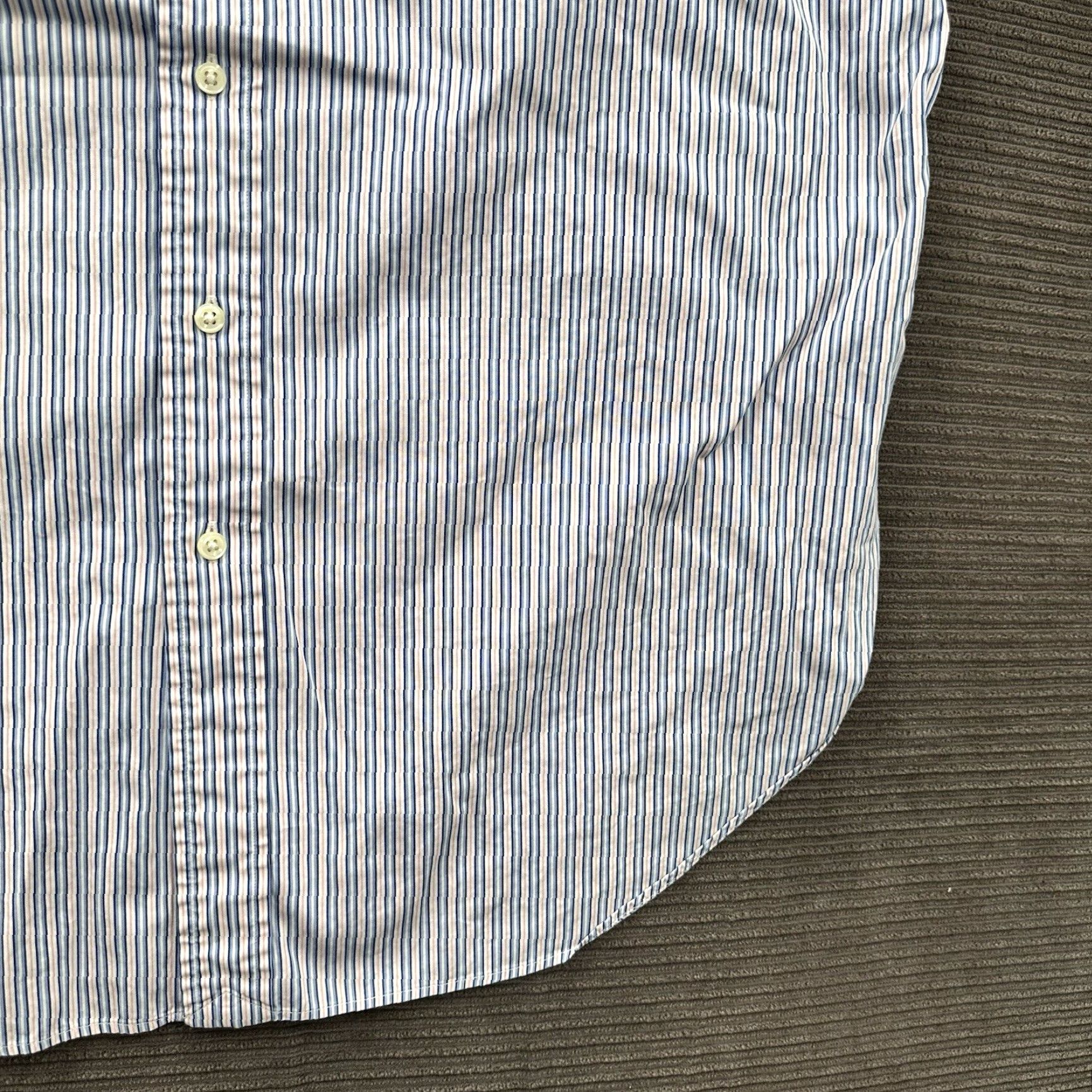 Polo Ralph Lauren VINTAGE Polo Ralph Lauren Shirt Men 17 32/33 Striped Cotton Long Sleeve Button Up Shirt Size US XL / EU 56 / 4 - 6 Thumbnail