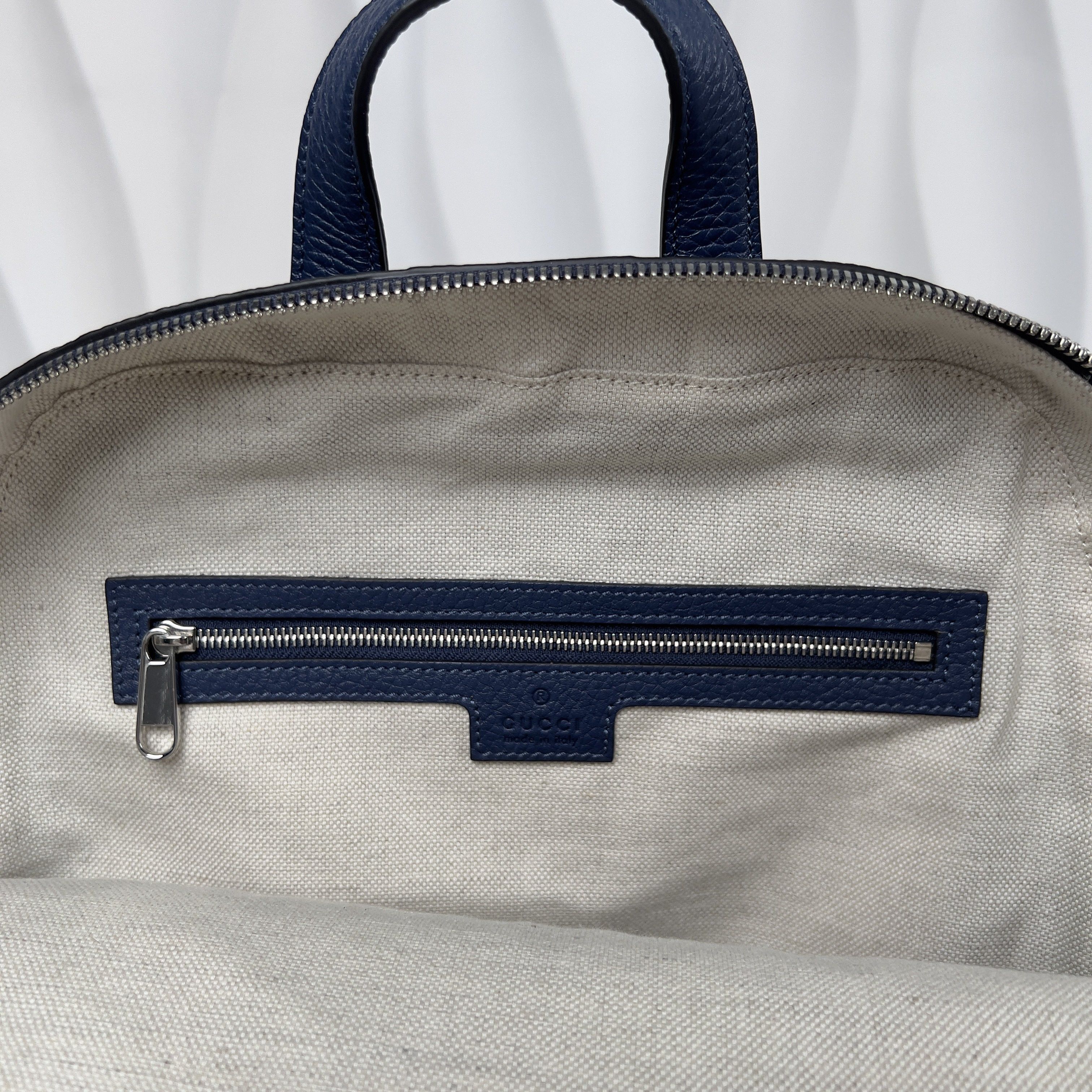 Gucci RRP$3550 Medium Jumbo GG Guccissima Backpack Grain Leather Size ONE SIZE - 11 Thumbnail