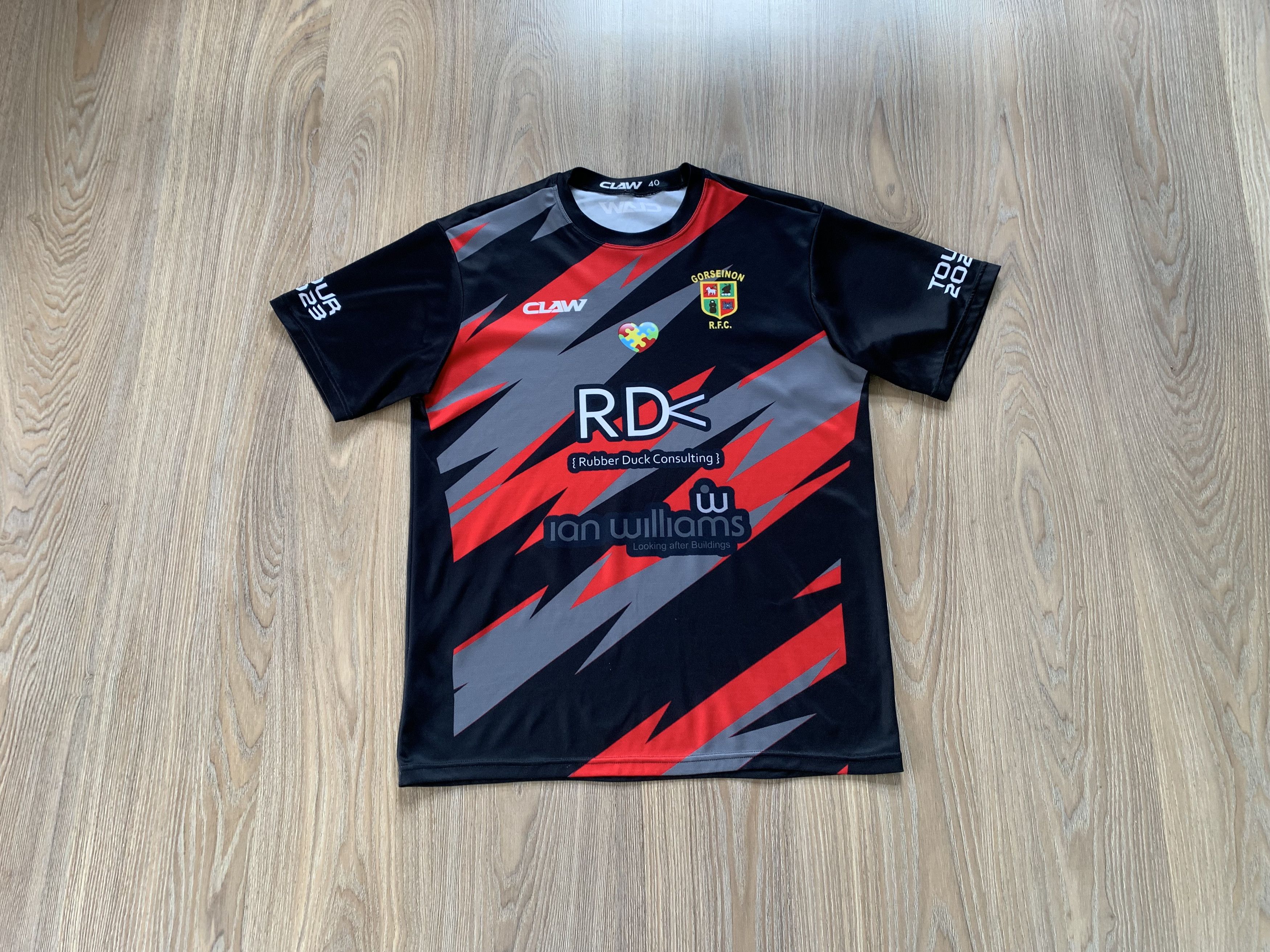 Other Claw 40 Gorseinon R.F.C. Rugby Shirt Size US M / EU 48-50 / 2 - 1 Thumbnail