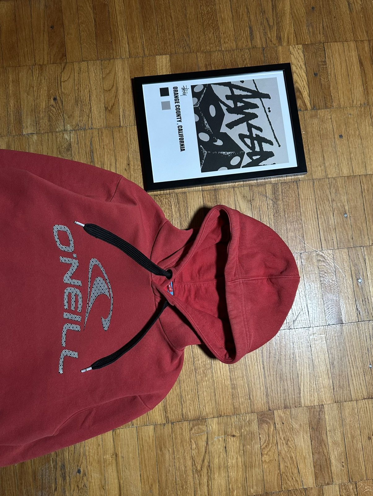O'Neill × Vintage Oneill Vintage Big Logo Surf Style Hoodie Size US M / EU 48-50 / 2 - 2 Thumbnail