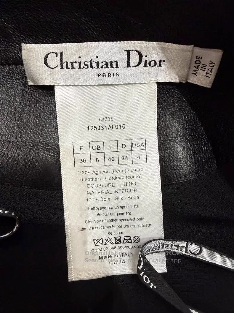 Dior Dior Black sheepskin A-line skirt Size 24" / US 00 / IT 34 - 3 Thumbnail