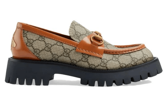 Gucci GG Lug Sole Loafers SIZE 39