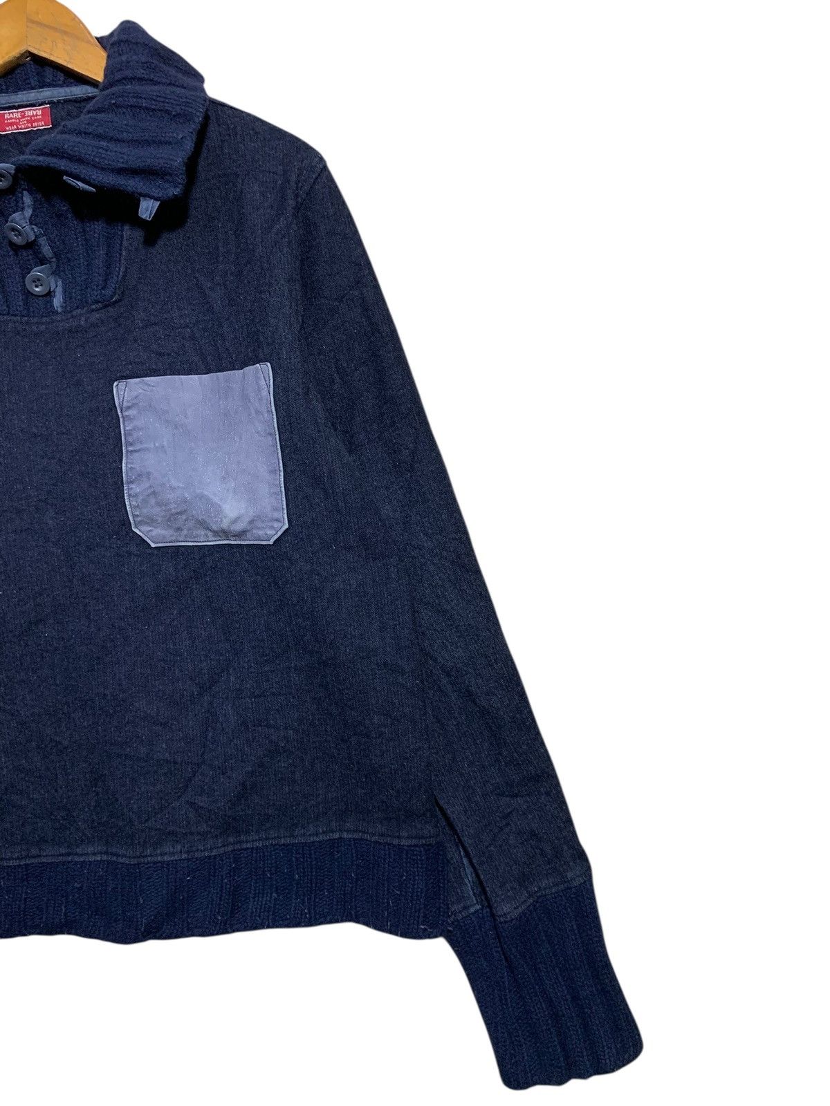 Massimo Osti 🔥RA-RE WOOL JUMPER DECK NAVY SWEATSHIRTS Size US XL / EU 56 / 4 - 3 Thumbnail