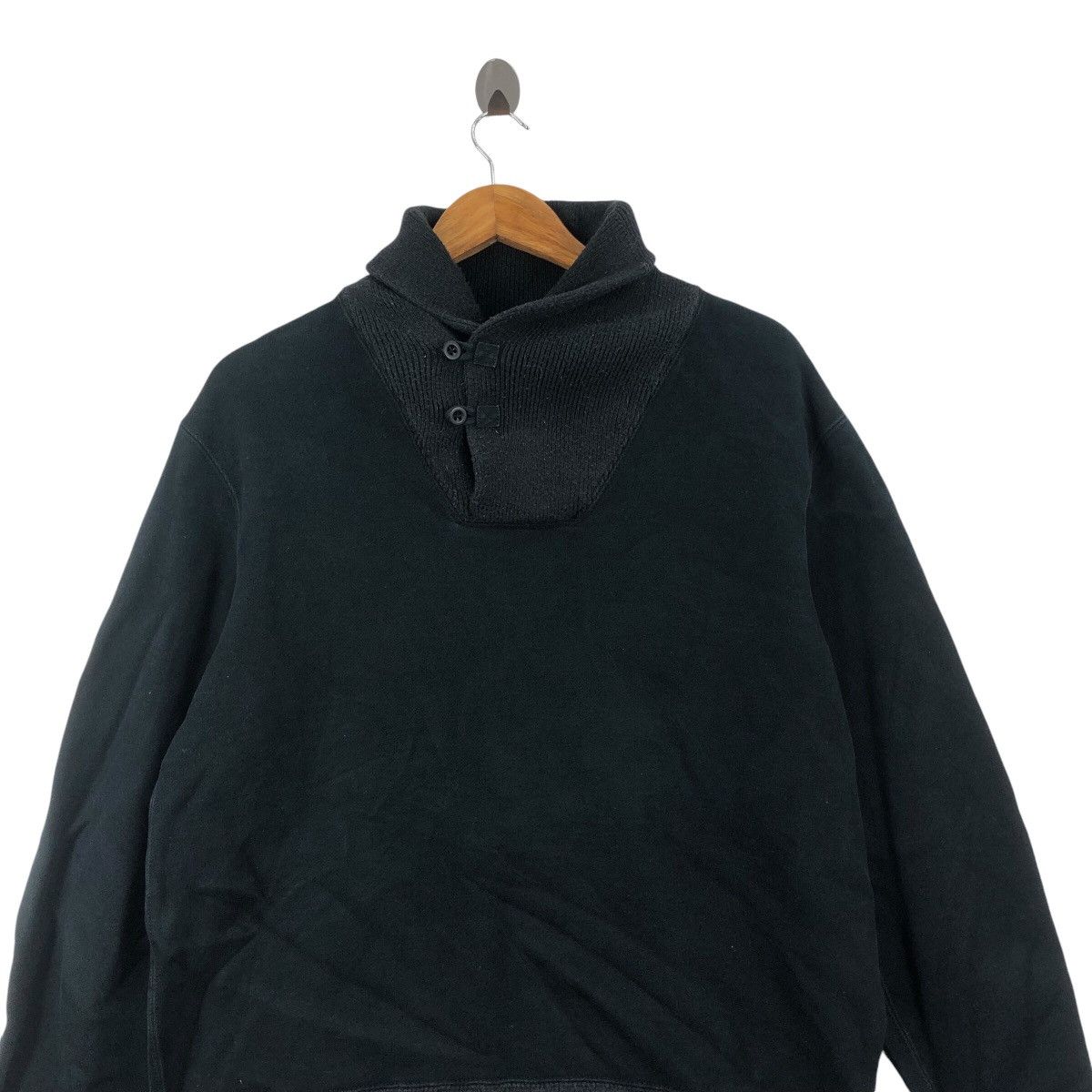Polo Ralph Lauren Vintage 90s POLO Rl By RALPH LAUREN Half Button Sweatshirt Size US L / EU 52-54 / 3 - 2 Thumbnail