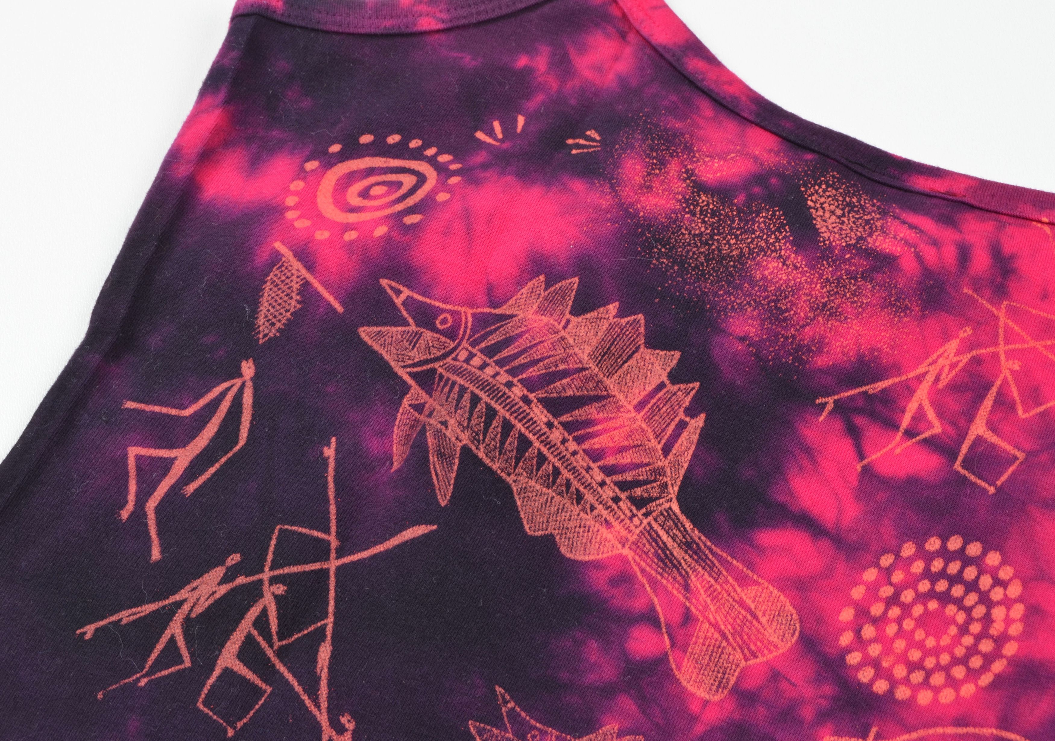Vintage Vintage Australian Tie Dye Tribal Graphic Camisole Top Size S / US 4 / IT 40 - 7 Thumbnail